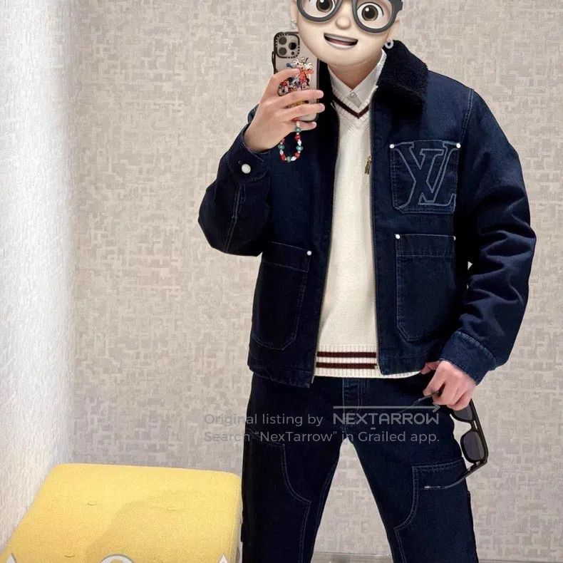 Louis Vuitton Louis Vuitton SS25 pocket logo embroidered blue denim jack Size US L / EU 52-54 / 3 - 6 Thumbnail