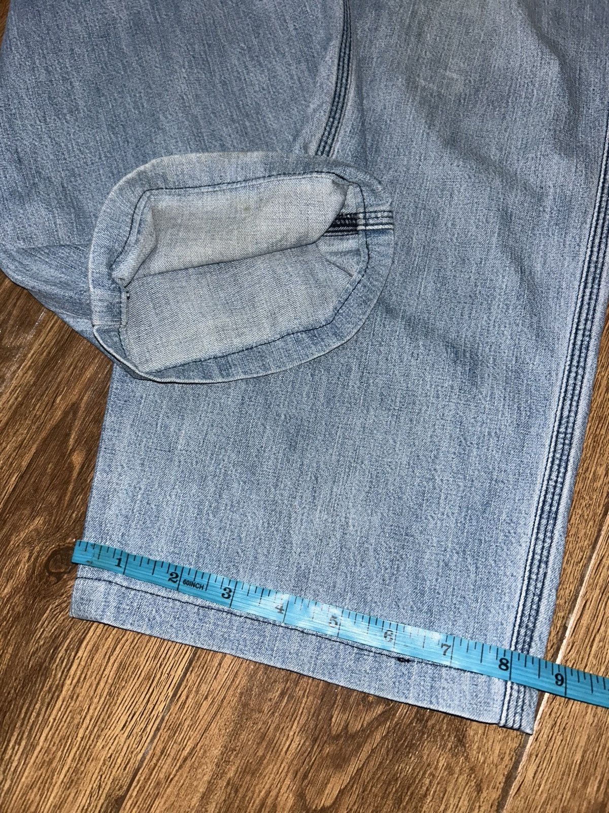 Marithe + Francois Girbaud Marithe Francois Girbaud Stone Washed Baggy Faded Blue Jeans Size 30" / US 8 / IT 44 - 16 Thumbnail