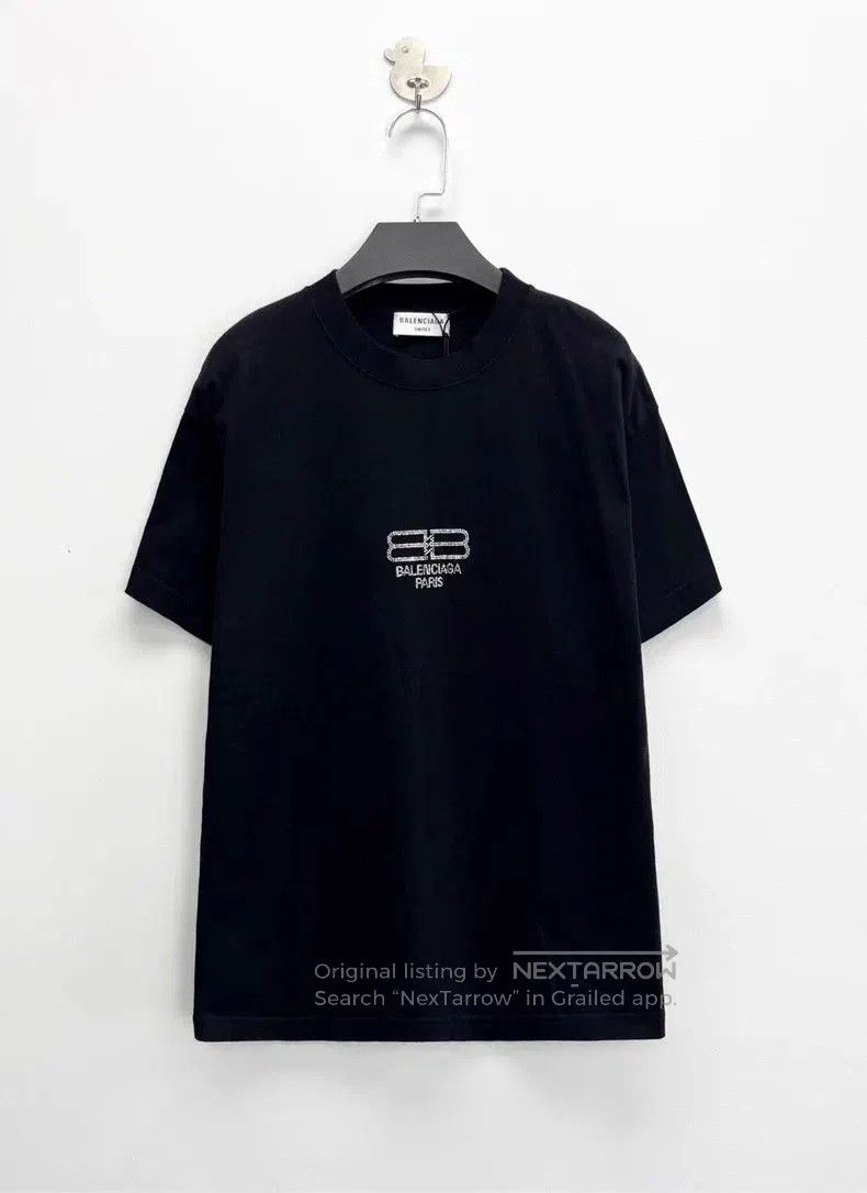 Balenciaga Balenciaga Black Crystal Lock Short Sleeve. Size US XS / EU 42 / 0 - 1 Thumbnail
