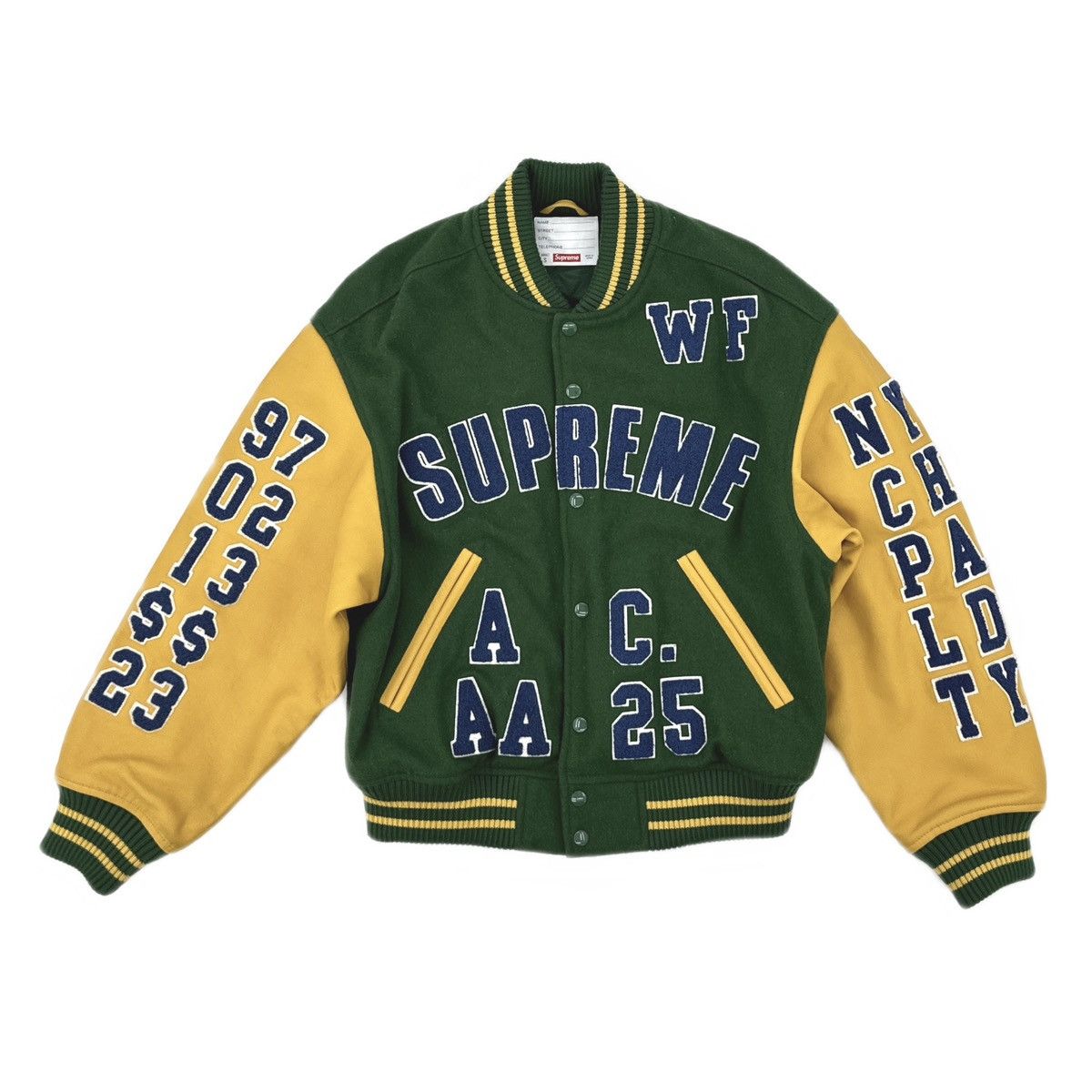 Supreme Supreme SS25 Praises Varsity Jacket Size US S / EU 44-46 / 1 - 1 Thumbnail