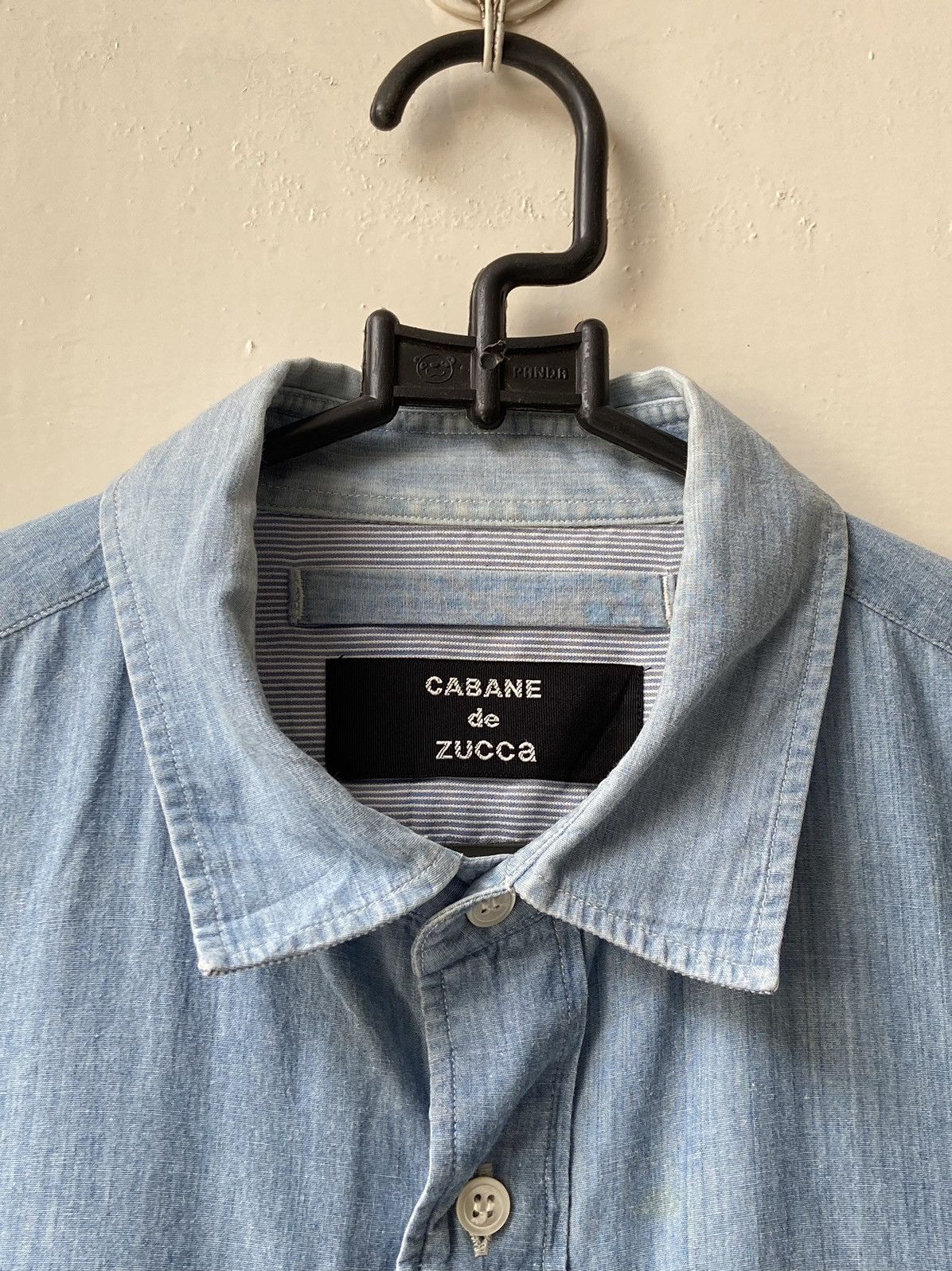 CABANE de ZUCCa × Issey Miyake CABANE De ZUCCA Blue Shirt Size US S / EU 44-46 / 1 - 14 Thumbnail