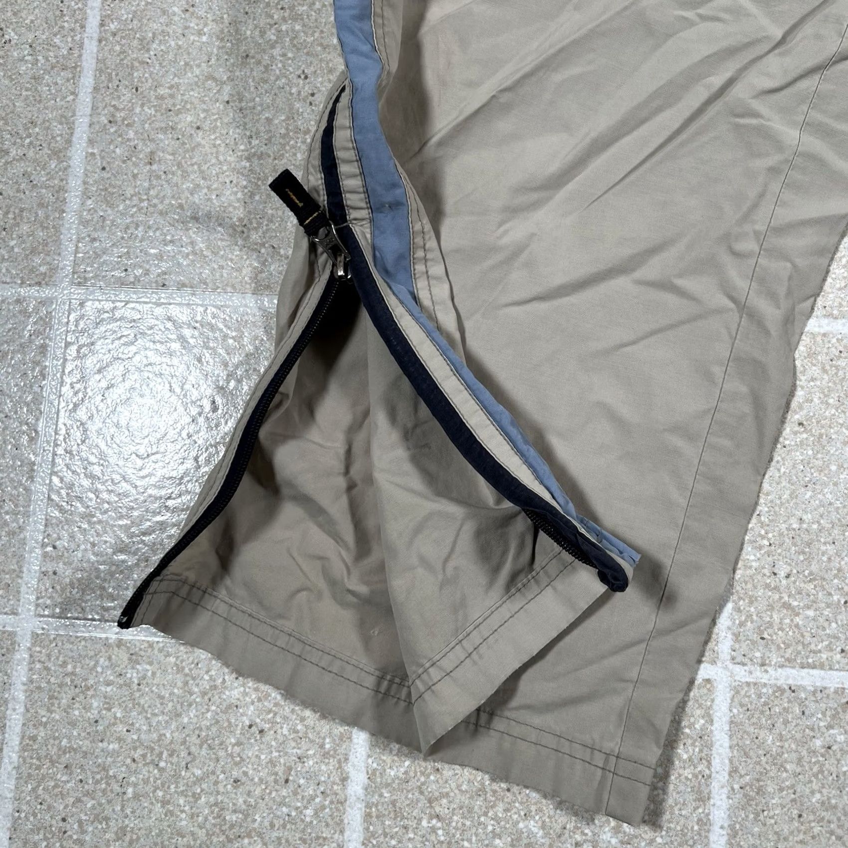 CO VINTAGE APCO Pants Men 32x28 Beige Convertible Cargo Zip Pocket Baggy Size US 32 / EU 48 - 4 Thumbnail