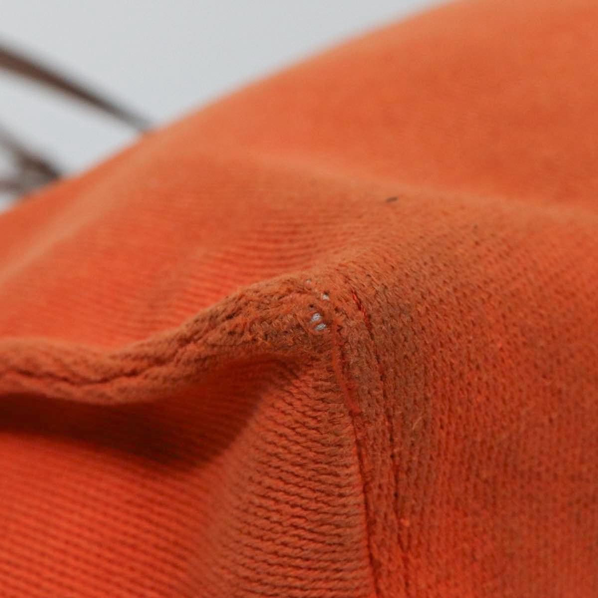 Loewe LOEWE Anagram Tote Bag Canvas Leather Orange Brown Size ONE SIZE - 14 Thumbnail