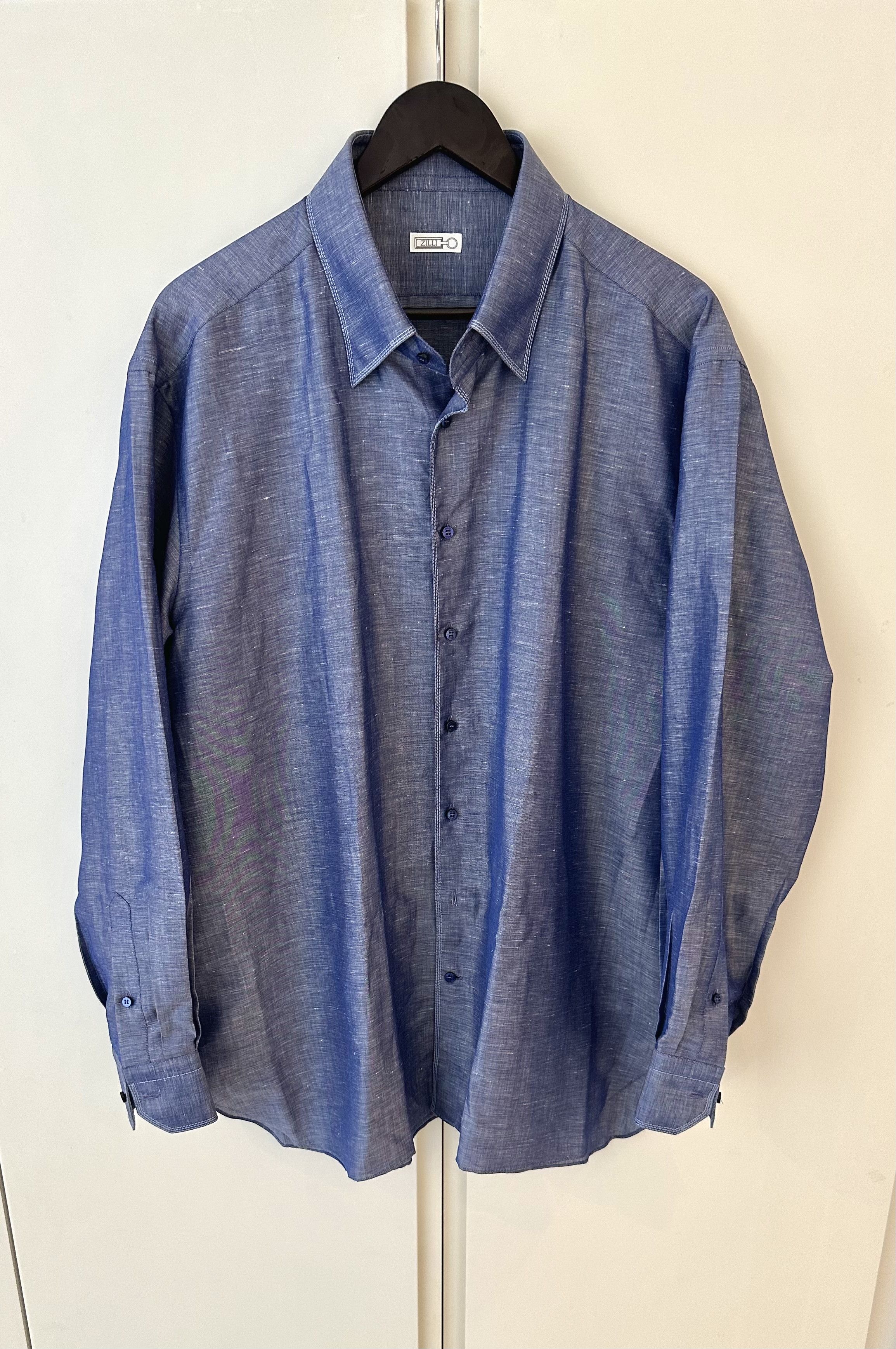 Zilli Men's shirt ZILLI Size US XXL / EU 58 / 5 - 6 Thumbnail