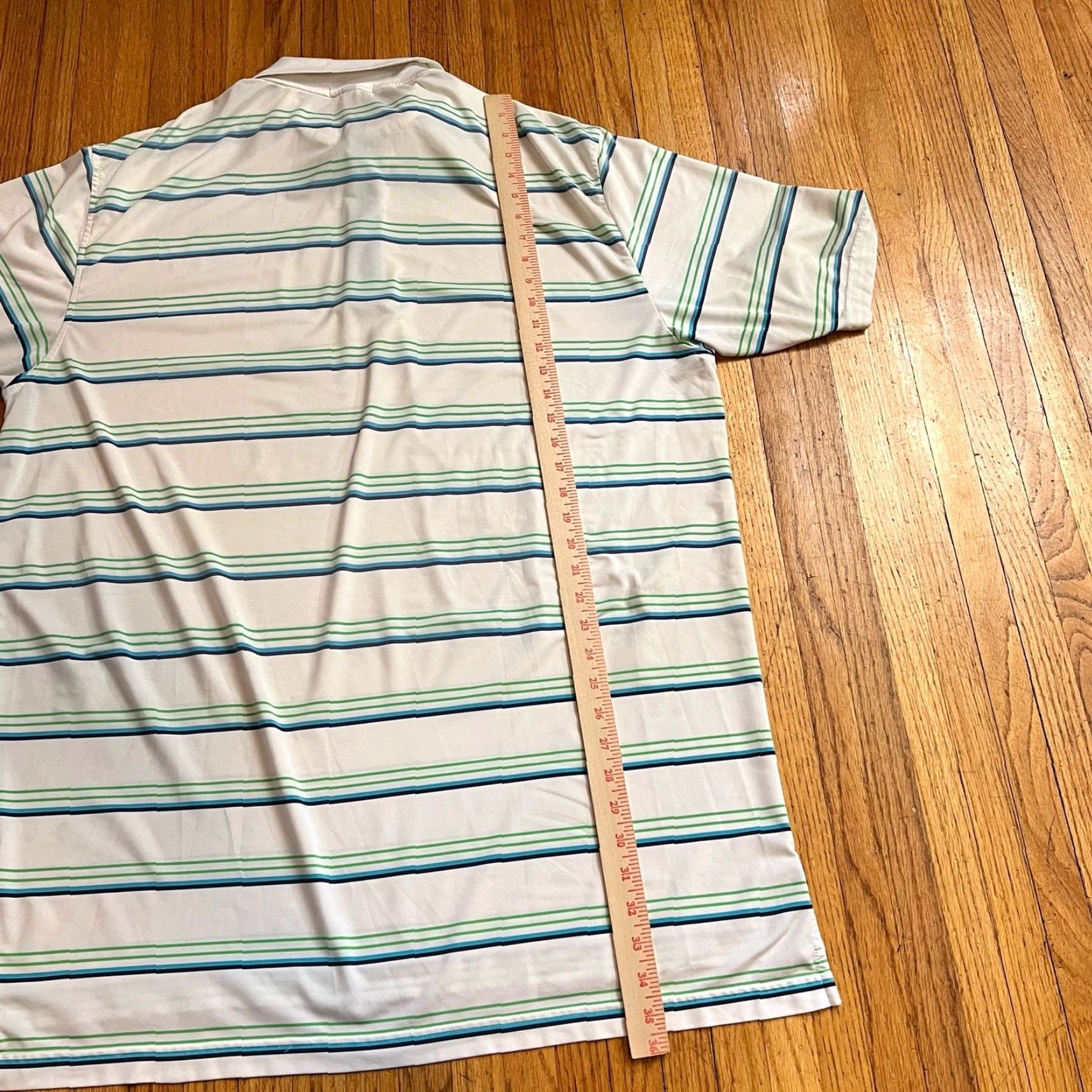 Peter Millar Peter Millar Polo Shirt Mens XL White Summer Performance Golf Stripe Size US XL / EU 56 / 4 - 5 Thumbnail