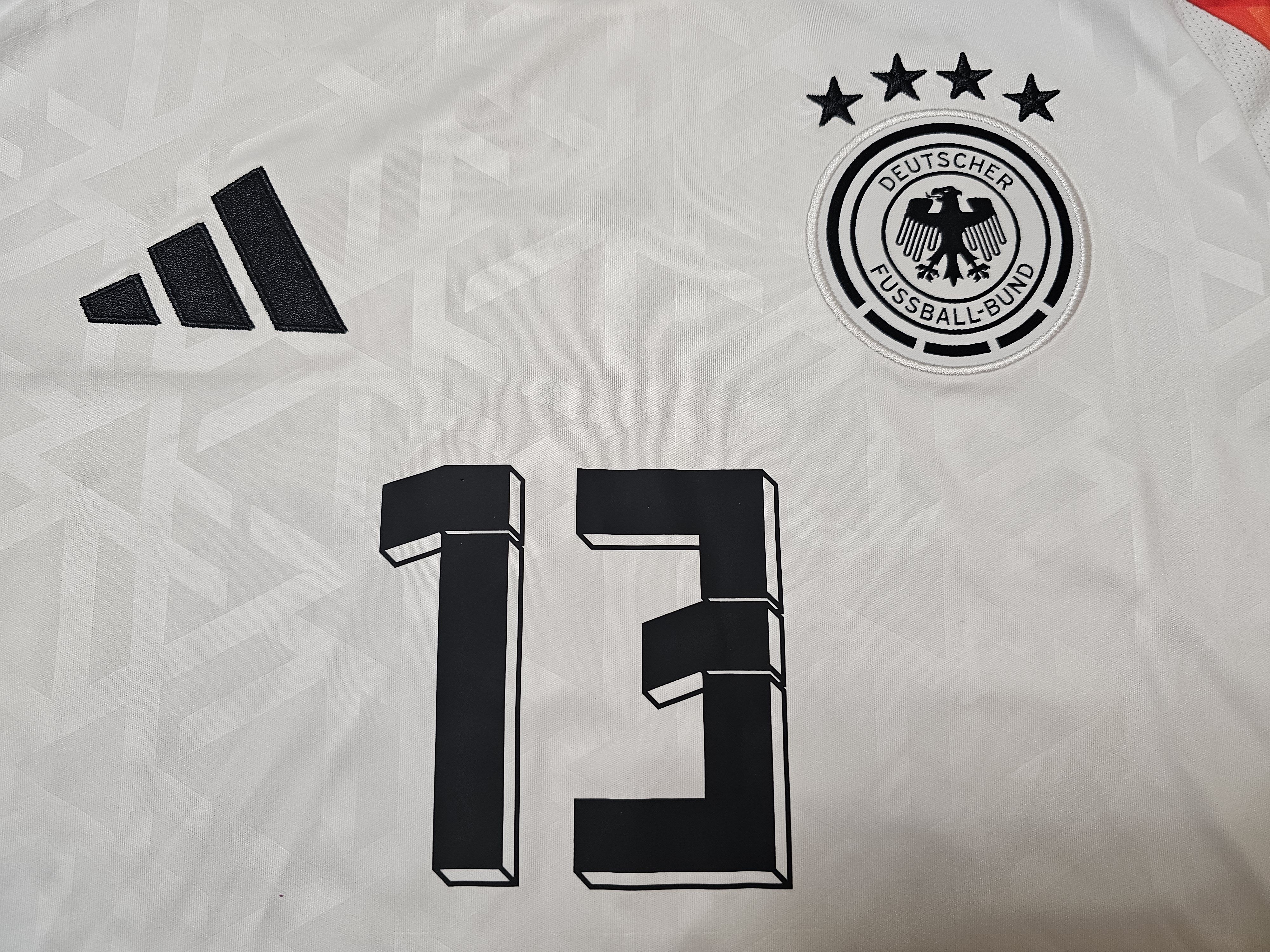 Adidas GERMANY 2024 HOME EURO MULLER FOOTBALL SHIRT SOCCER JERSEY Size US M / EU 48-50 / 2 - 3 Thumbnail