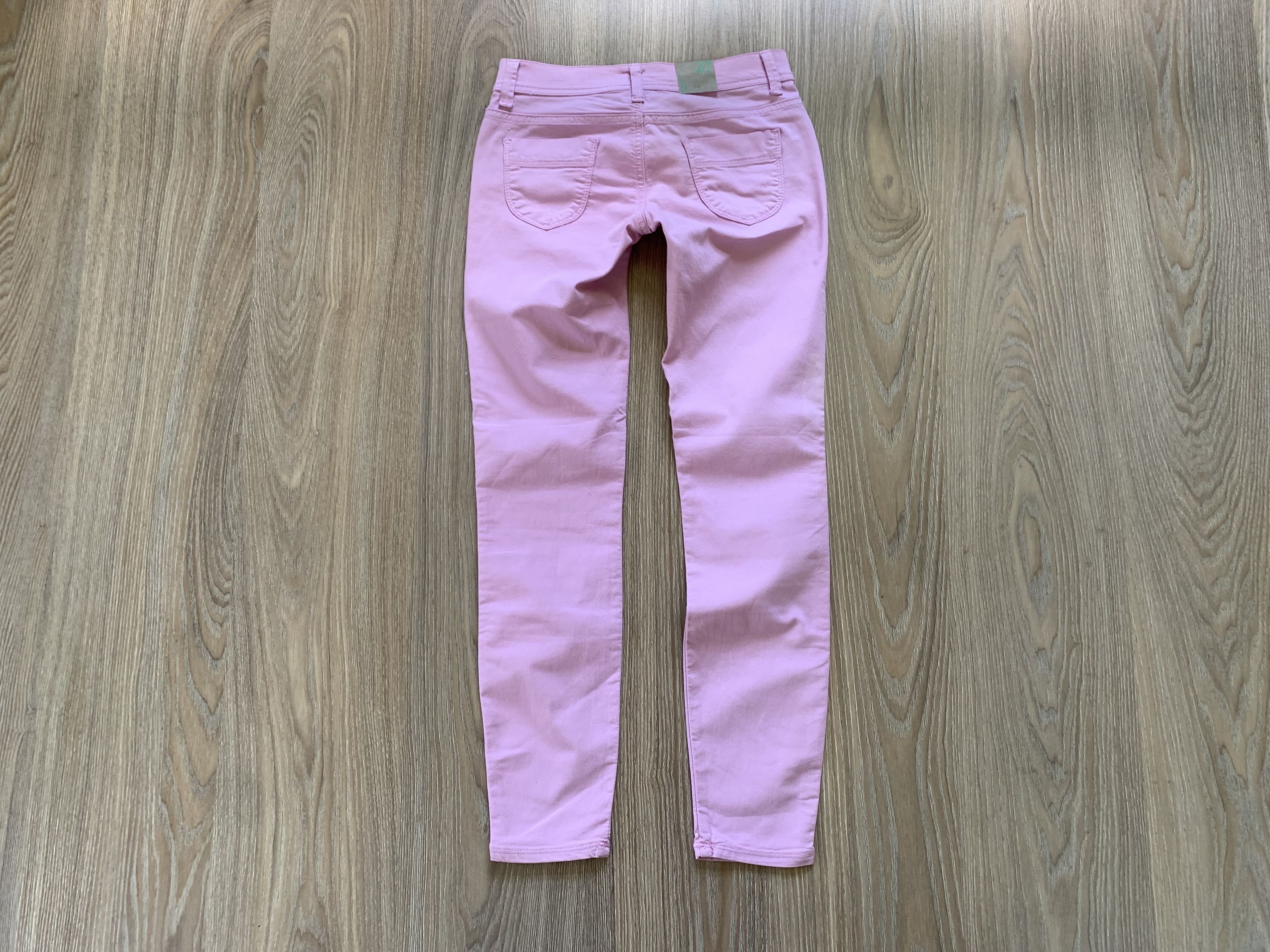 United Colors Of Benetton Benetton Pink Skinny Stretch Jeggings Jeans Size 27" / US 4 / IT 40 - 3 Thumbnail