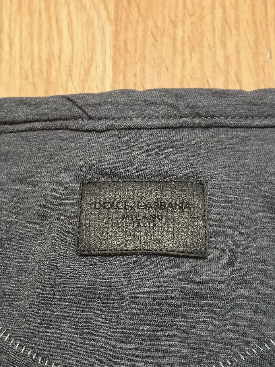 Dolce & Gabbana Dolce & Gabbana Henley Long Sleeve Top Grey Size US XL / EU 56 / 4 - 8 Thumbnail