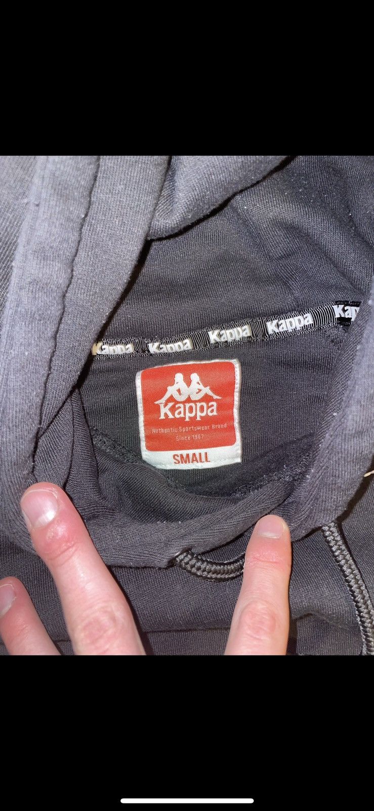 Kappa Kappa Small Logo Hoodie Black Size S Size US S / EU 44-46 / 1 - 3 Thumbnail