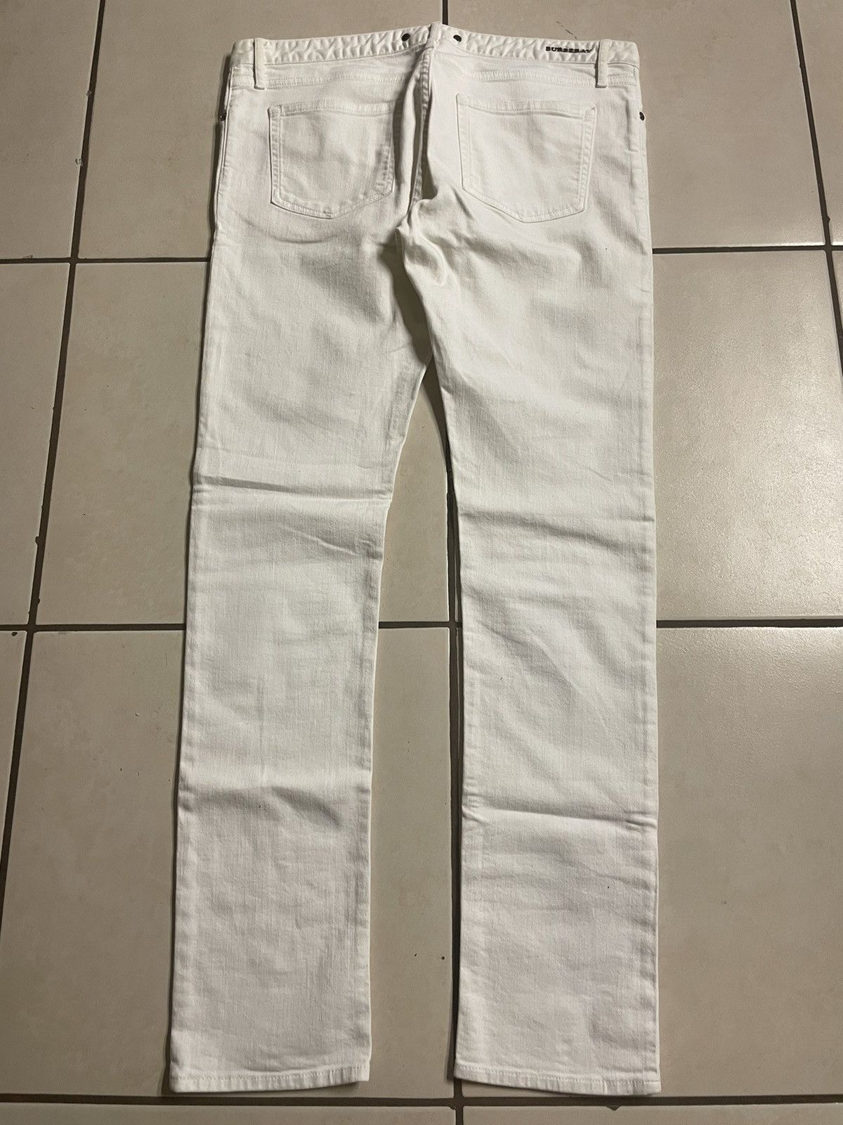 Burberry Burberry White Denim Jeans Size 34 - 2 Thumbnail