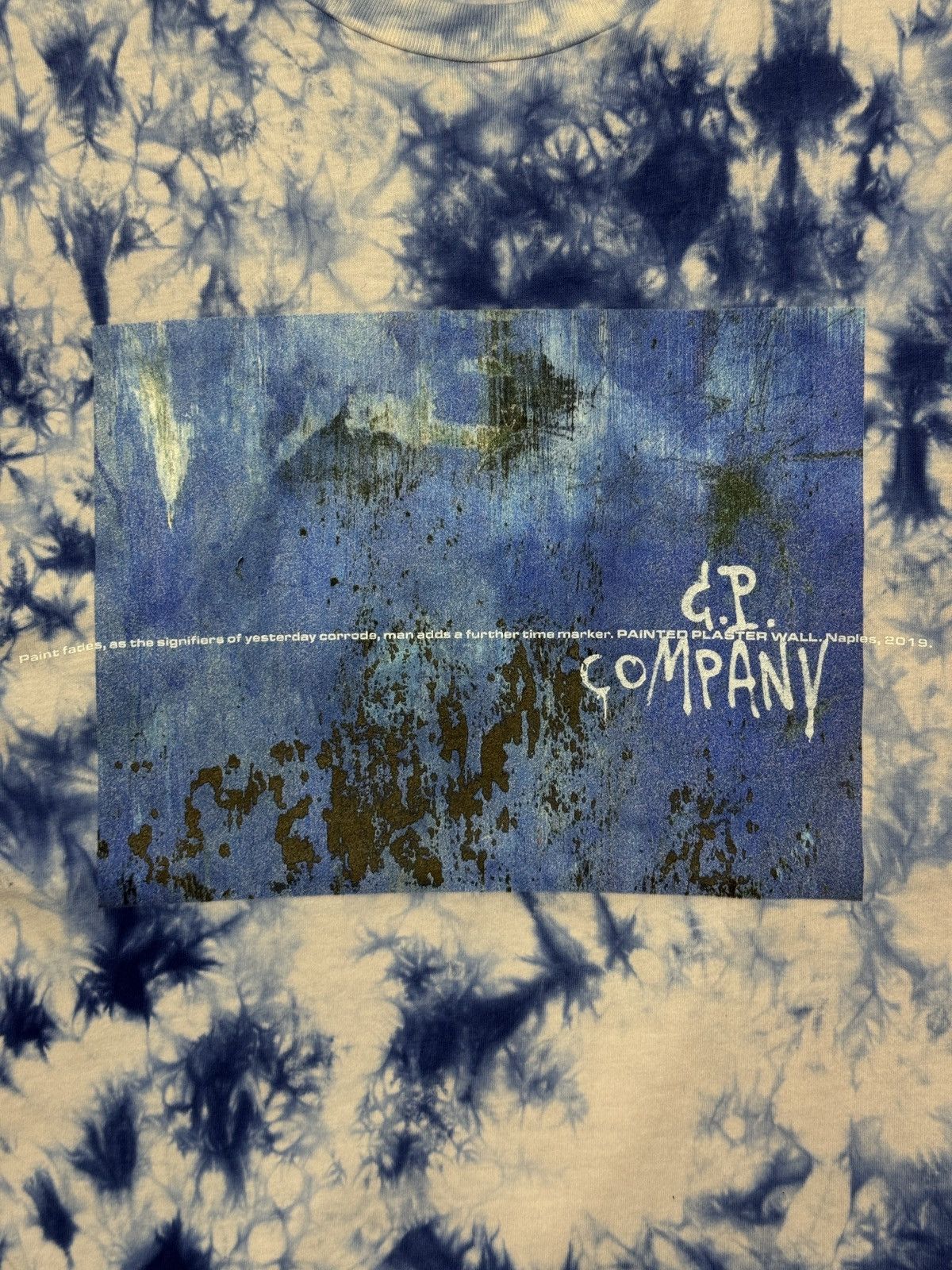 C.P. Company C.P. Company Treated Next Landscape T-shirt in blue. Size US M / EU 48-50 / 2 - 3 Thumbnail