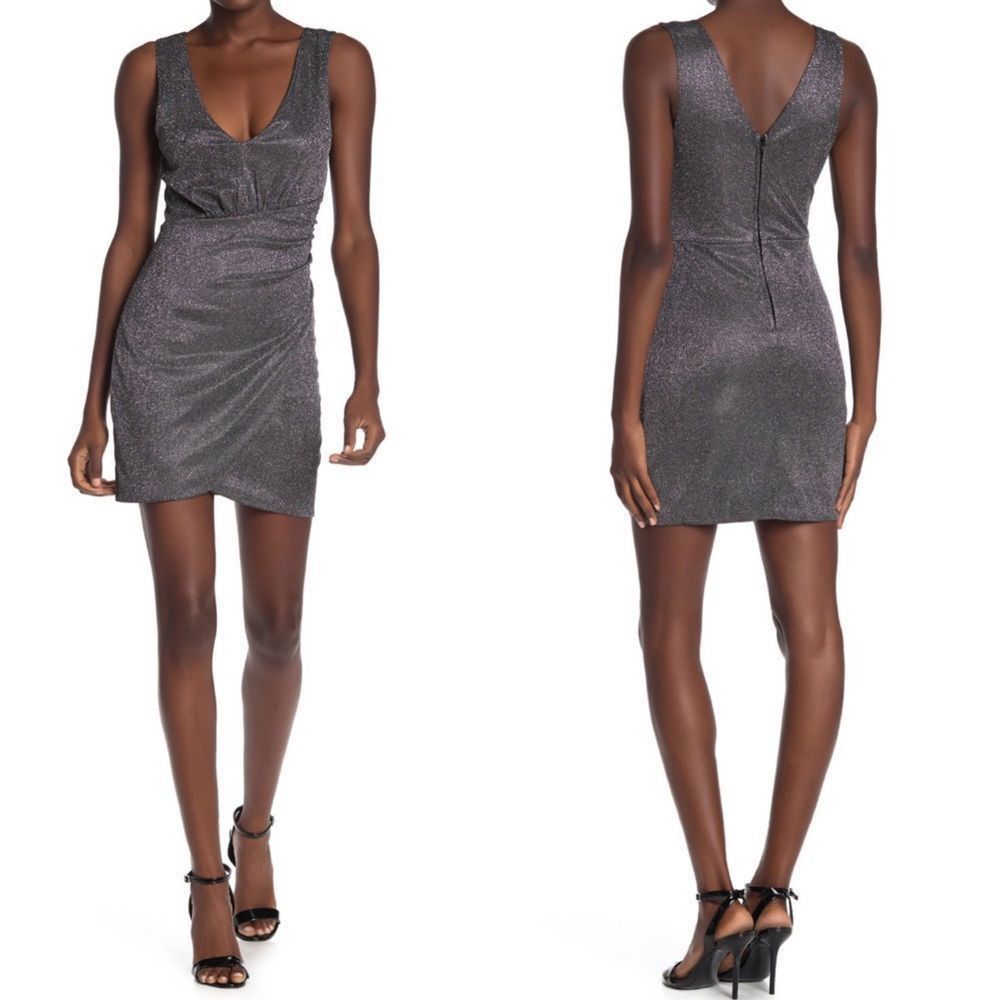 Other Max & Ash Dress Black Silver Glitter NWT M L Size S / US 4 / IT 40 - 3 Thumbnail