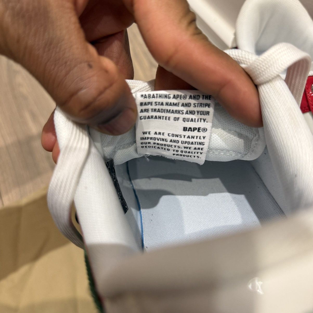 Bape Bapesta M1 “Italy” Size US 12 / EU 45 - 11 Thumbnail