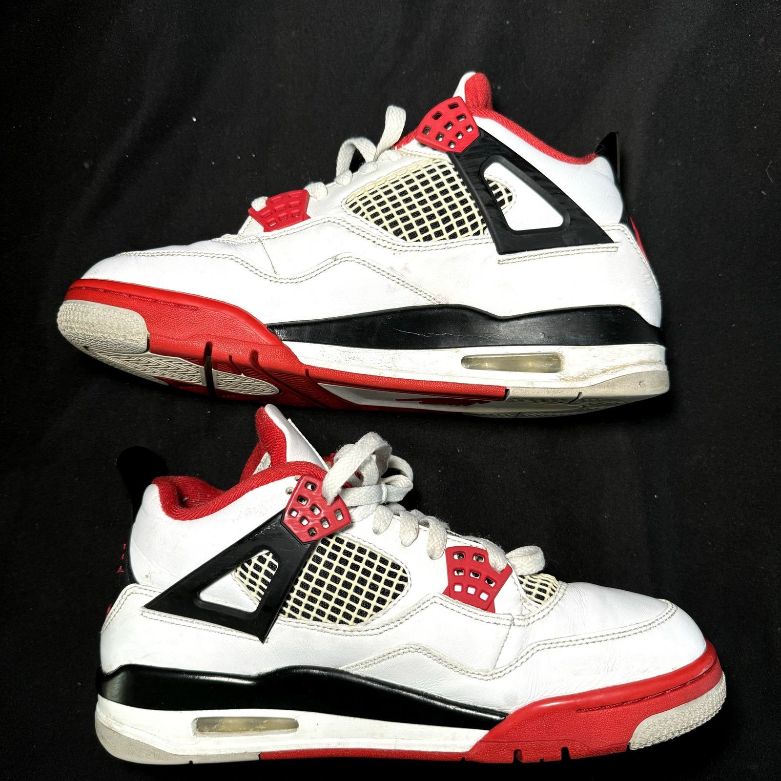 Jordan Brand × Nike Size 9 - Nike Air Jordan 4 Retro OG Fire Red Men's Shoes Size US 9 / EU 42 - 3 Thumbnail