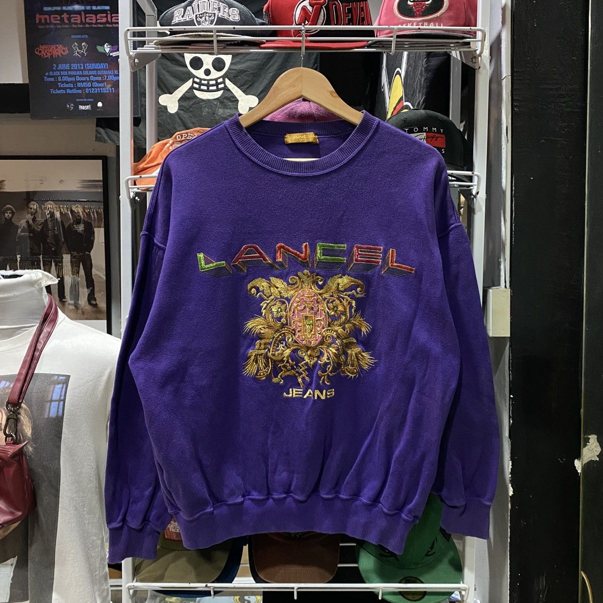 Rare!! Vintage Lancel Paris Sweatshirt