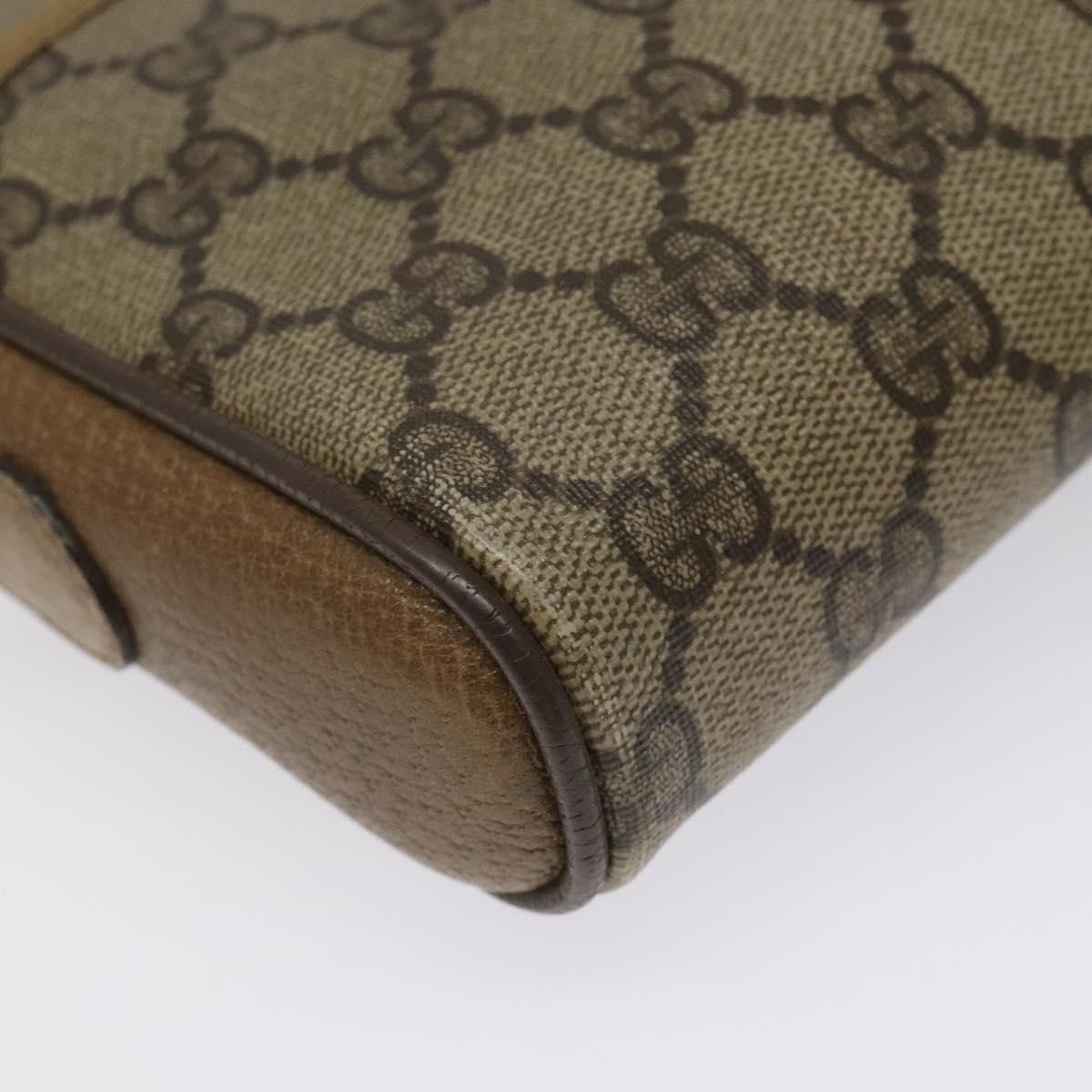Gucci GUCCI GG Supreme Web Sherry Line Shoulder Bag Pvc Beige 116 Size ONE SIZE - 11 Thumbnail