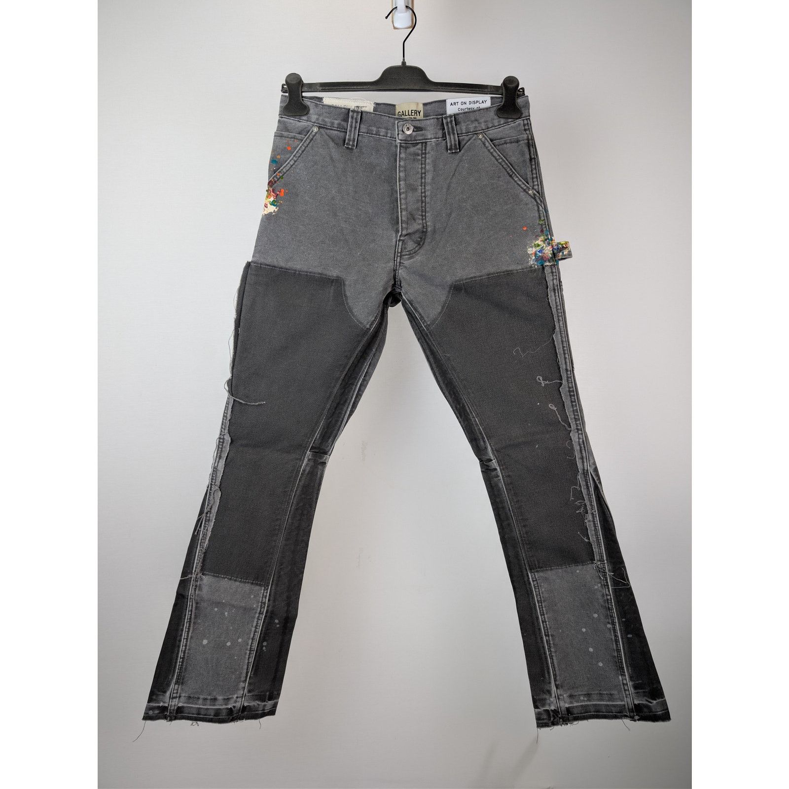 Gallery Dept. o1rshd1 LA Flare Carpenter Jeans in Charcoal Size US 31 - 9 Thumbnail