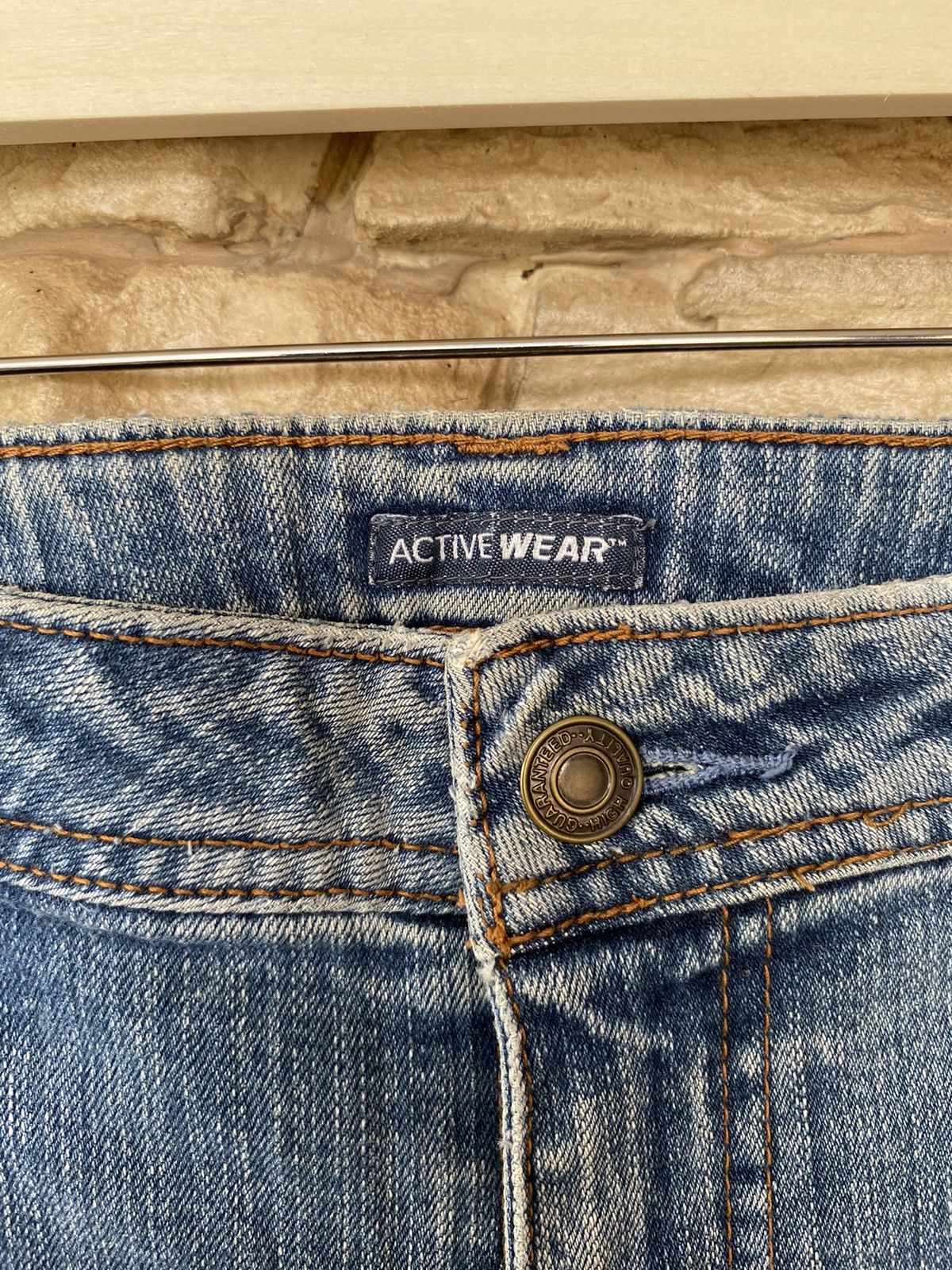 Japanese Brand 💥 Rare Flare Activewear Bootcut Jeans Size US 33 - 4 Thumbnail