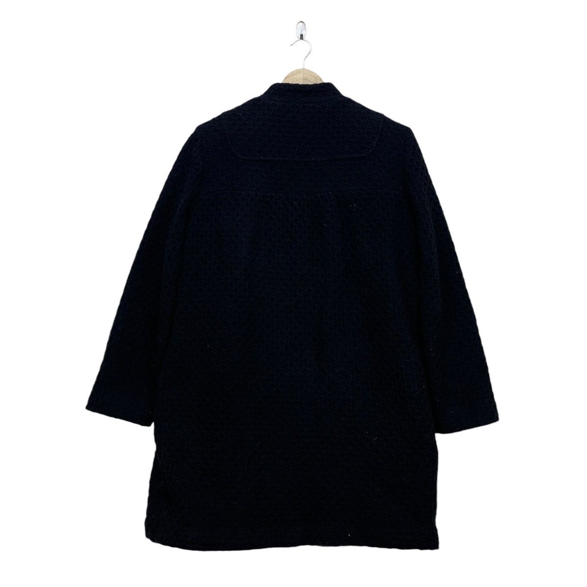 Aran Isles Knitwear Italian Designer Kristina Ti Tweed Jacket Size M / US 6-8 / IT 42-44 - 2 Thumbnail