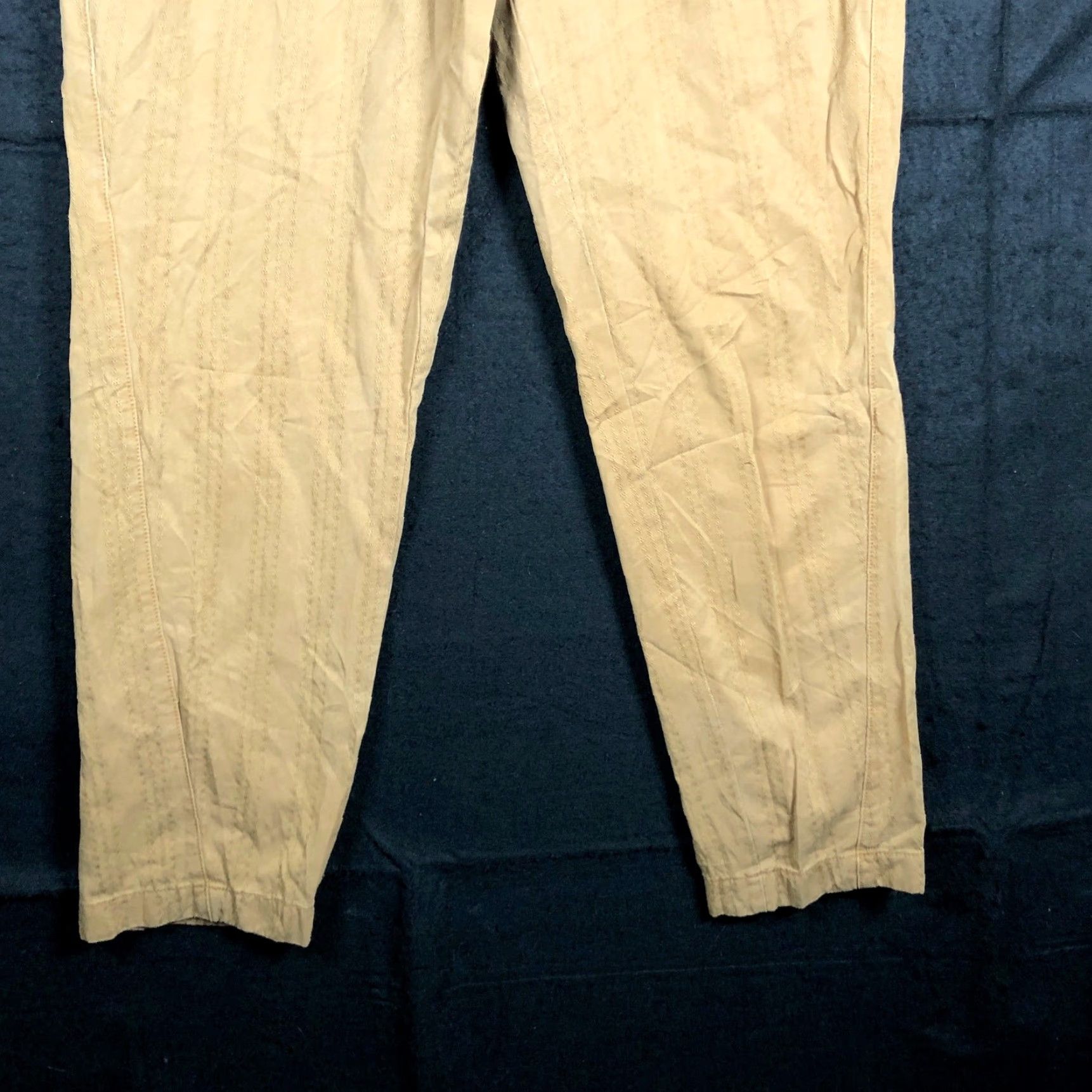 Anthropologie Anthropologie Womens Pants Brown Scout Slim Pleated Embroidered Strips 27 Size 27" / US 4 / IT 40 - 3 Thumbnail