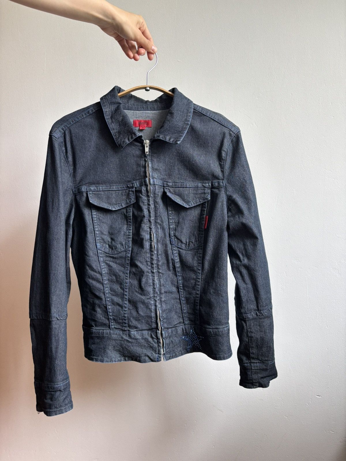 Hugo Boss Hugo Boss denim jacket y2k made in Italy Size XS / US 0-2 / IT 36-38 - 6 Thumbnail