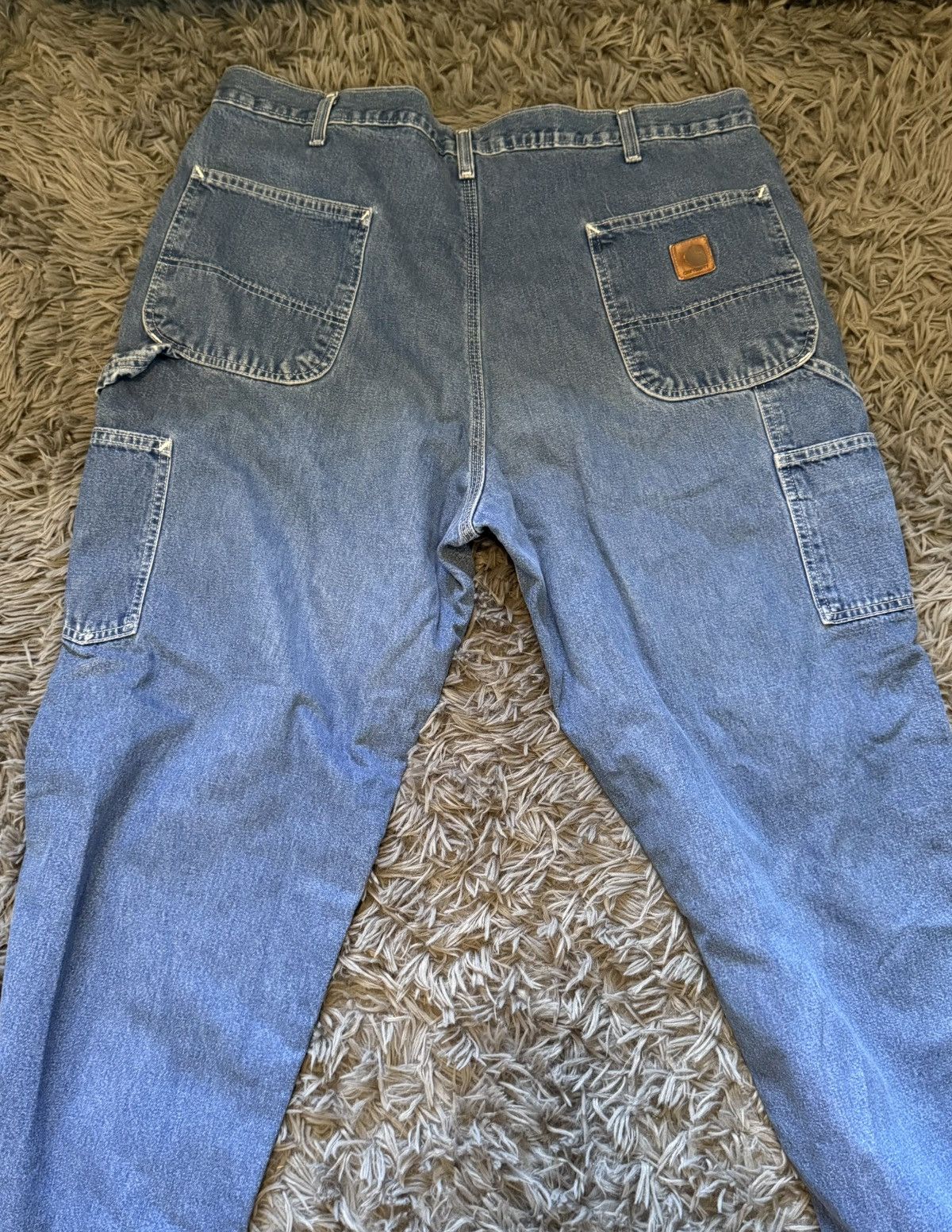 Carhartt Vintage CARHARTT Rare Denim Carpenter/Utility Pants Y2K Size US 33 - 4 Thumbnail