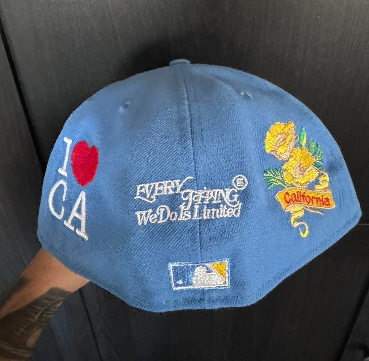 Fubu Lord Fubu Los Angeles Dodgers fitted (size 7 1/2) Size ONE SIZE - 3 Thumbnail