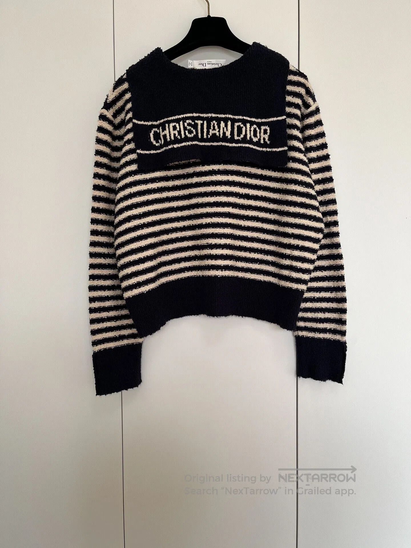 Dior Dior Navy Collar Top. Size M / US 6-8 / IT 42-44 - 2 Thumbnail