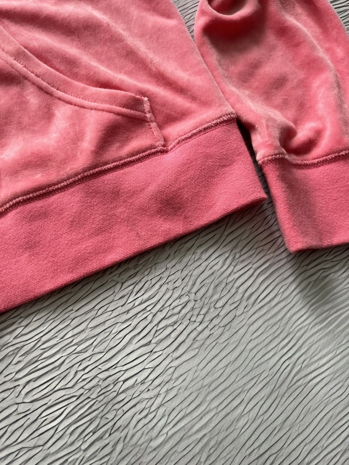 Juicy Couture Juicy Couture Black Label Zip Hoodie Velour Pink Size L / US 10 / IT 46 - 5 Thumbnail