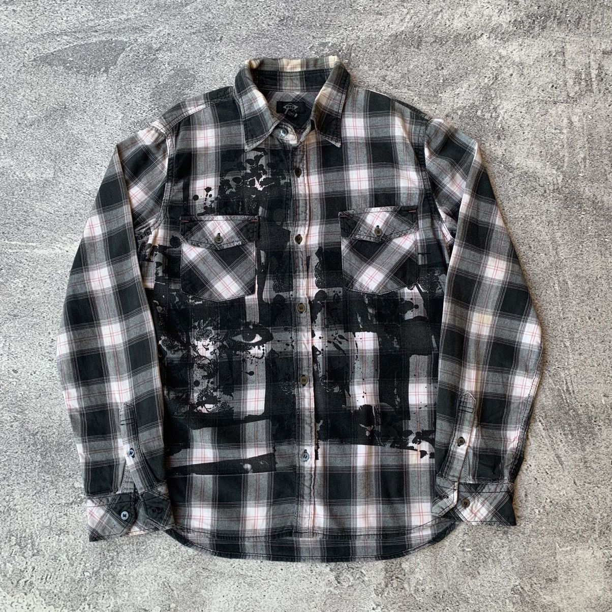 Hysteric Glamour Hysteric Glamour Eyes Pattern Distresssed Shirts Size US M / EU 48-50 / 2 - 5 Thumbnail