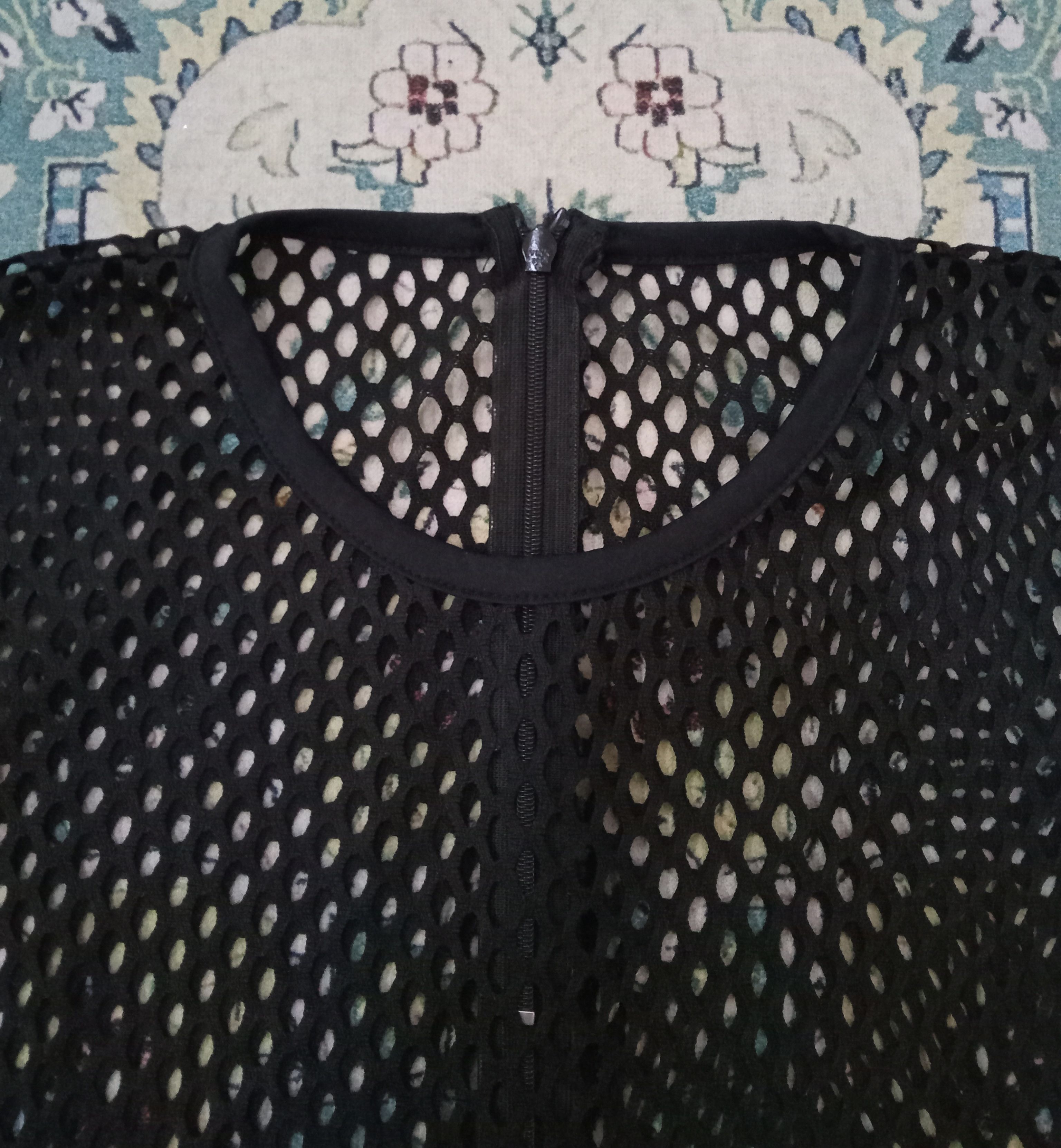 Japanese Brand UN3D. Mark Styler Rare Design Mesh Dress Sz F Size L / US 10 / IT 46 - 7 Thumbnail