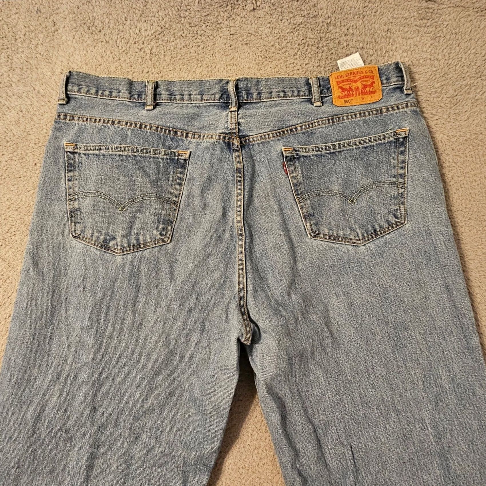Levi's VINTAGE Levi's 560 Jeans Men's 46 x 32 Blue Relaxed Fit Tapered Leg Size Size US 30 / EU 46 - 3 Thumbnail