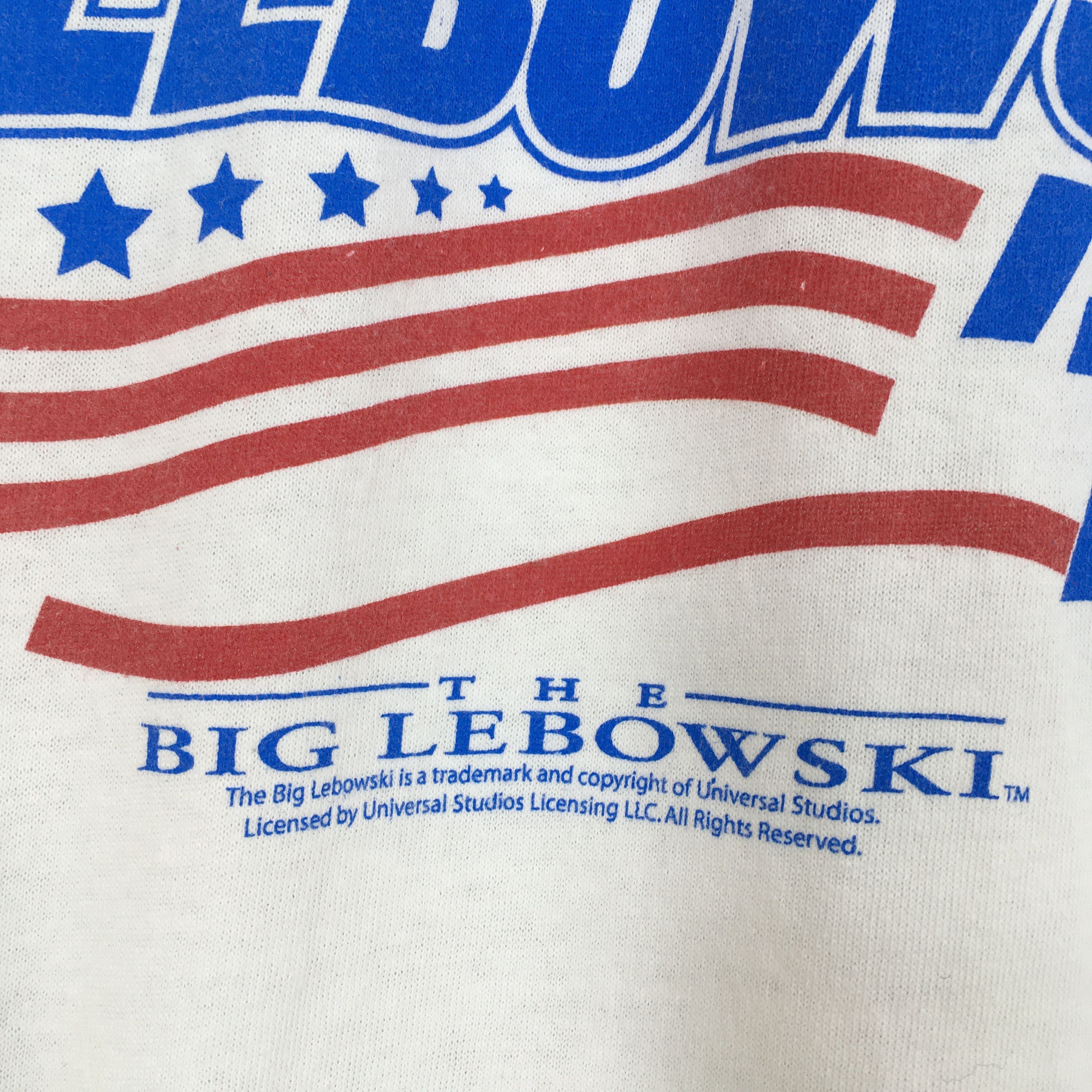 Universal Studios × Vintage Vintage 1998 The Big Lebowski Movies Crime Tshirt Large Size US L / EU 52-54 / 3 - 4 Thumbnail