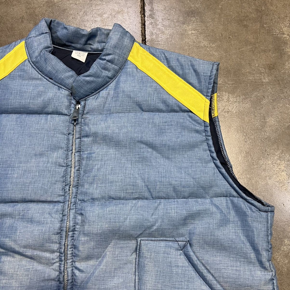 Vintage Vintage 70s 80s Puffer Vest Ski Zip Up Striped Simco Size US S / EU 44-46 / 1 - 3 Thumbnail