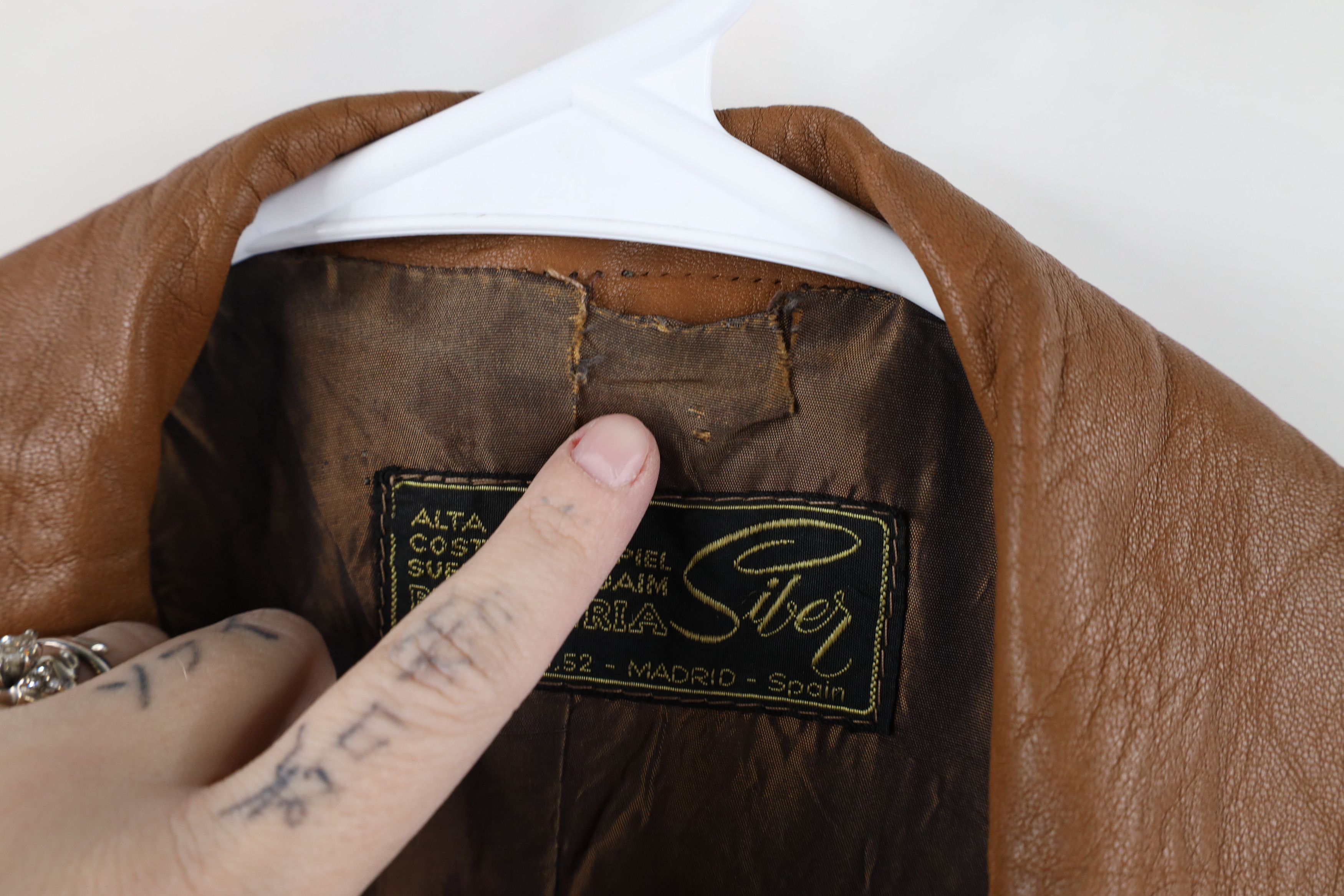 Vintage Vintage 70s Streetwear Breasted Leather Jacket Pimp Brown Size US L / EU 52-54 / 3 - 12 Thumbnail