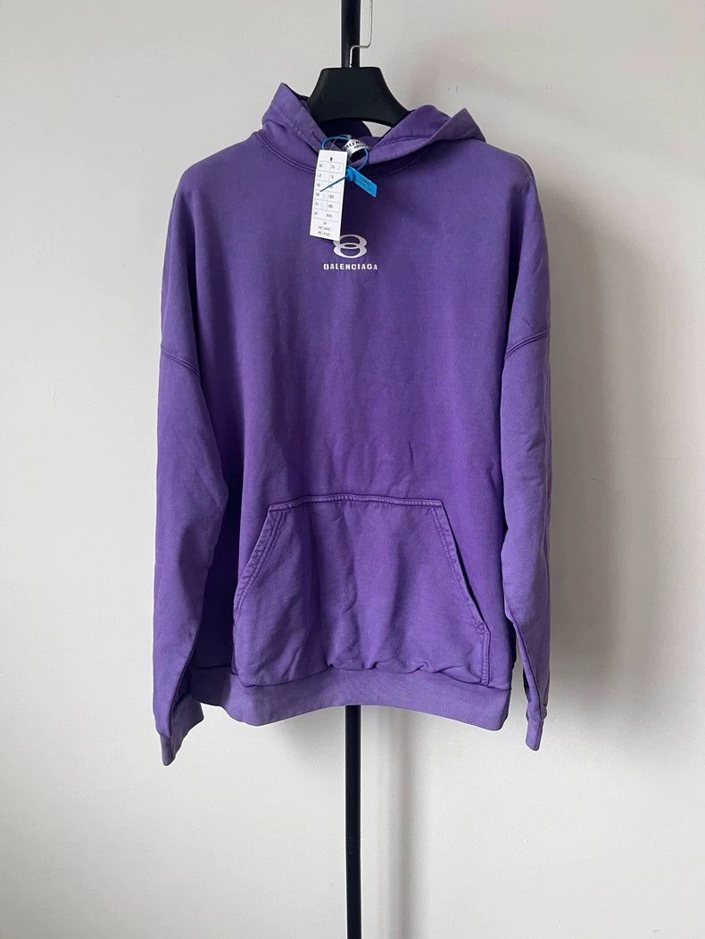 Balenciaga Balenciaga Letter Hooded Pullover Sweatshirt Size M / US 6-8 / IT 42-44 - 1 Thumbnail