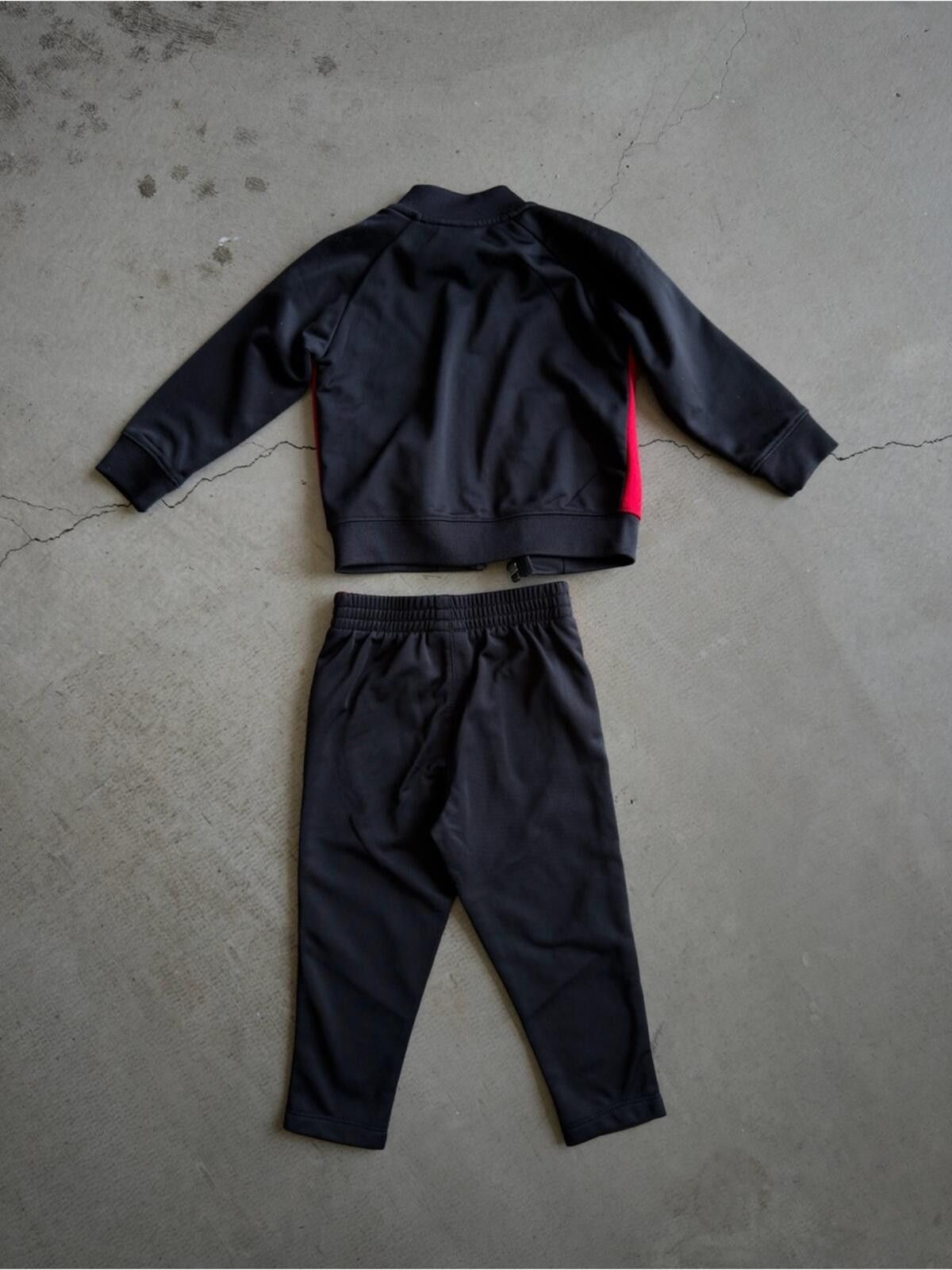 Jordan Brand Jordan / Jumpman 2pc Tracksuit Set / Black Red 18M Size ONE SIZE - 2 Thumbnail