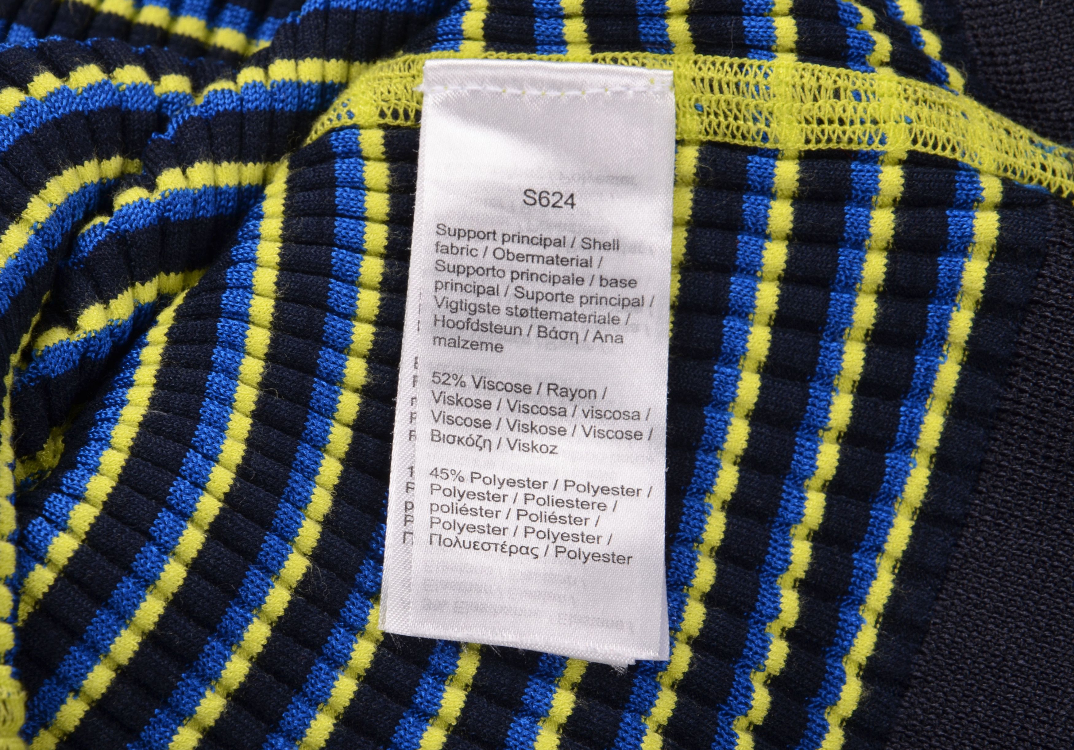 Lacoste Women’s Lacoste x Goop Striped Ribbed Knit Polo Shirt Size S / US 4 / IT 40 - 9 Thumbnail
