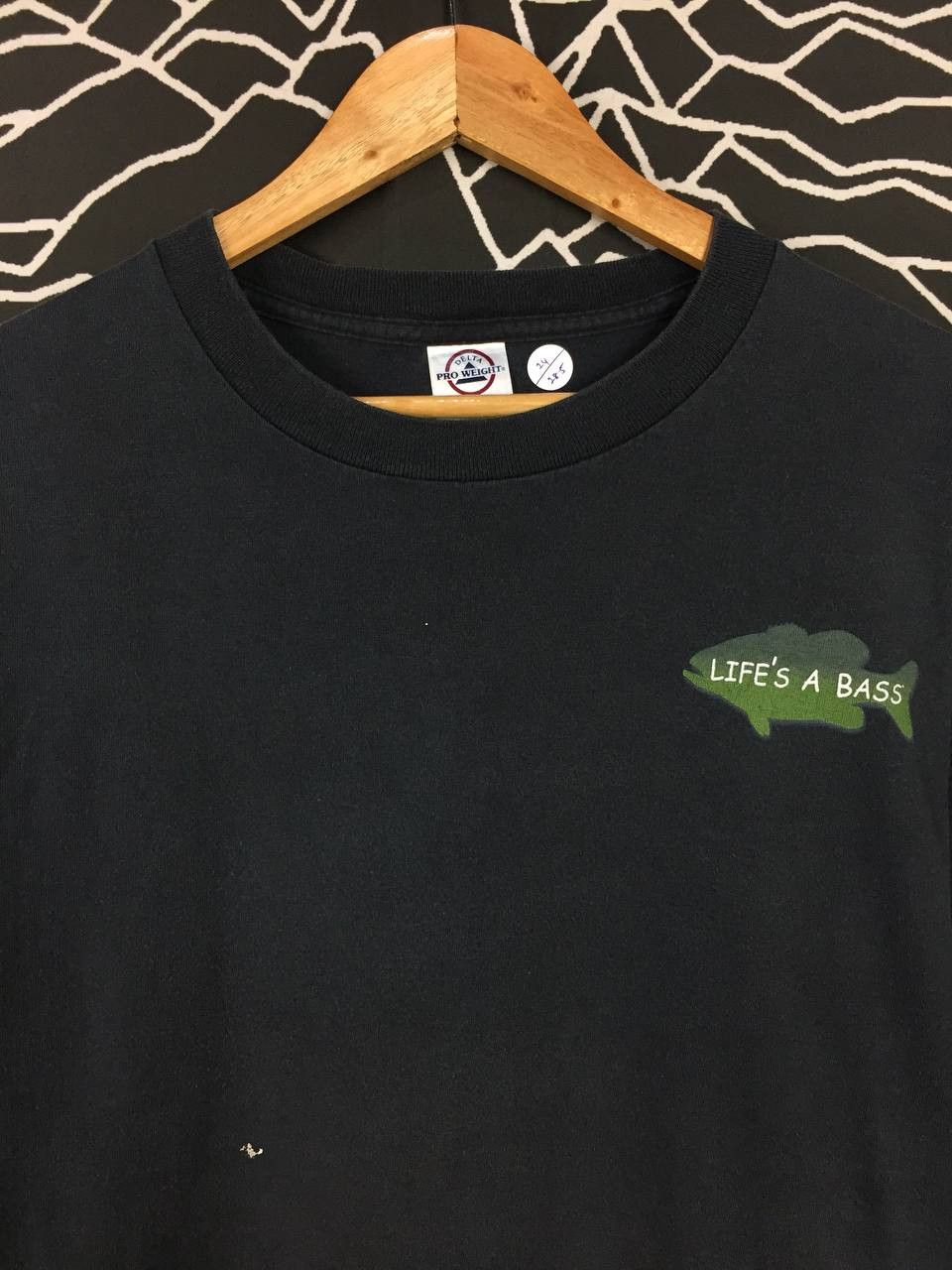 Vintage Vtg Y2K Life’s A Bass Basscar Fish Racing Tee Size US XL / EU 56 / 4 - 7 Thumbnail