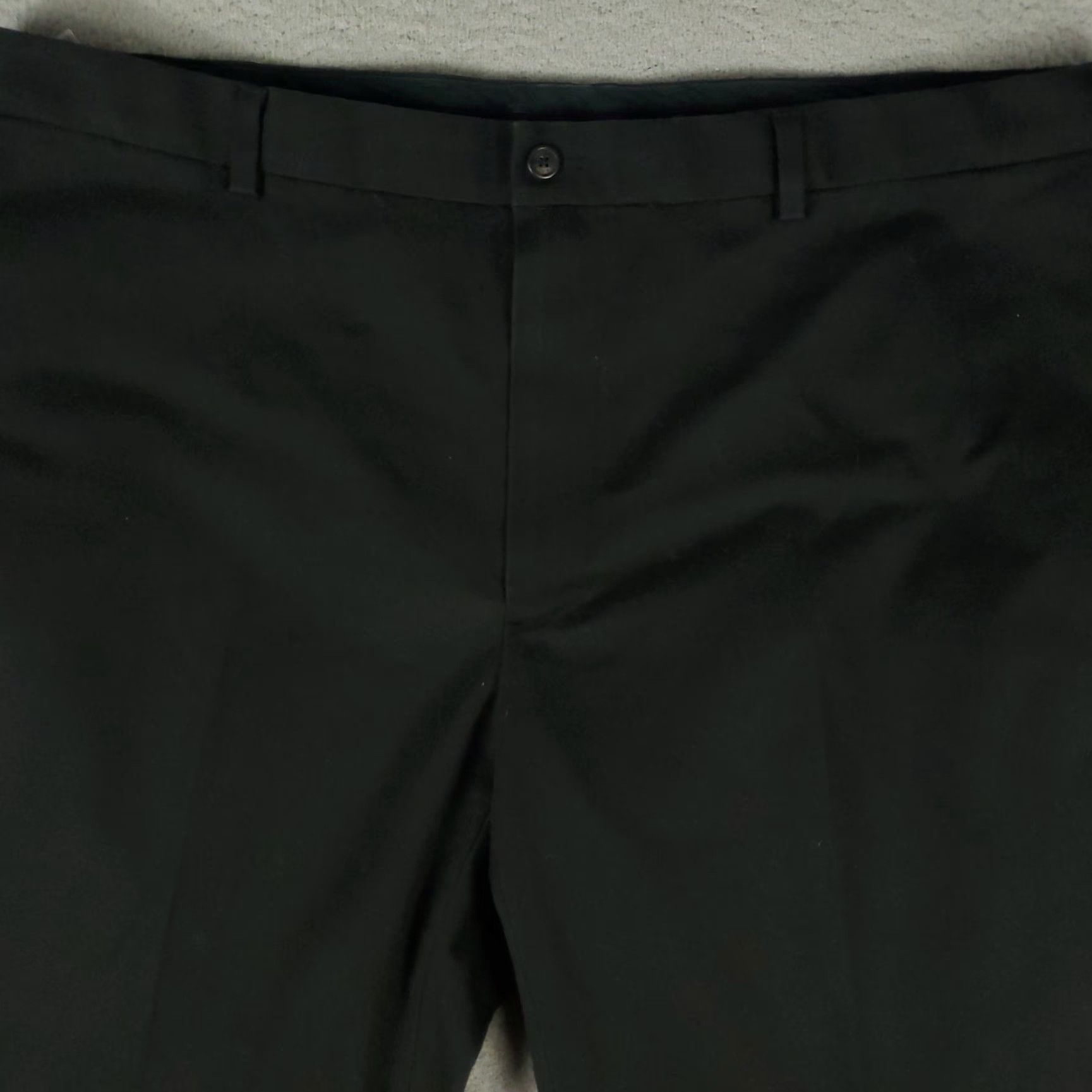 Brooks Brothers VINTAGE Brooks Brothers Chino Pants Mens Size 42x28.5 Cotton Flat Front Business Casual Classic Black Size US 42 / EU 58 - 2 Thumbnail