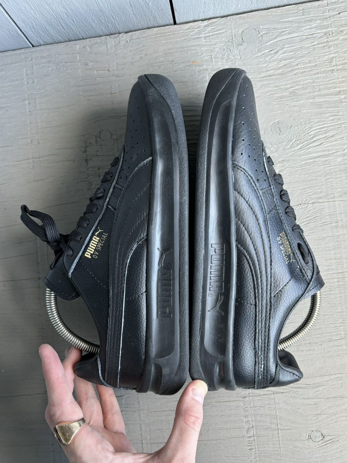 Puma Puma GV Special Triple Black All Black Sneakers Mens 8 Size US 8 / EU 41 - 4 Thumbnail