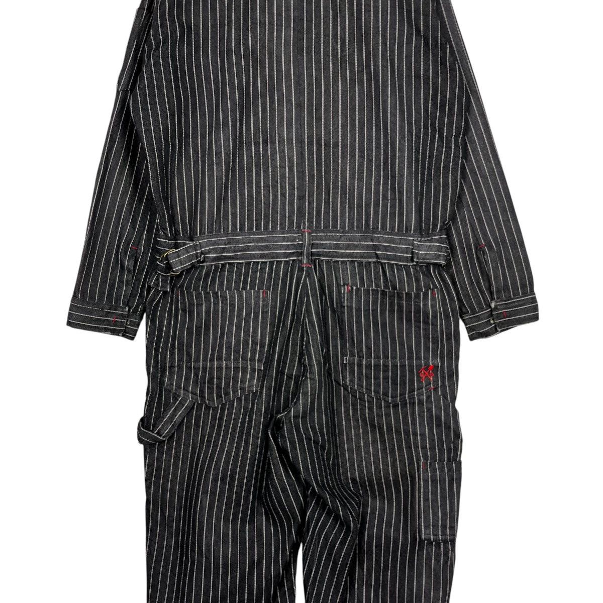14th Addiction Vintage Gold Zack Style Workwear Hickory Stripe Overall Size US 36 / EU 52 - 11 Thumbnail