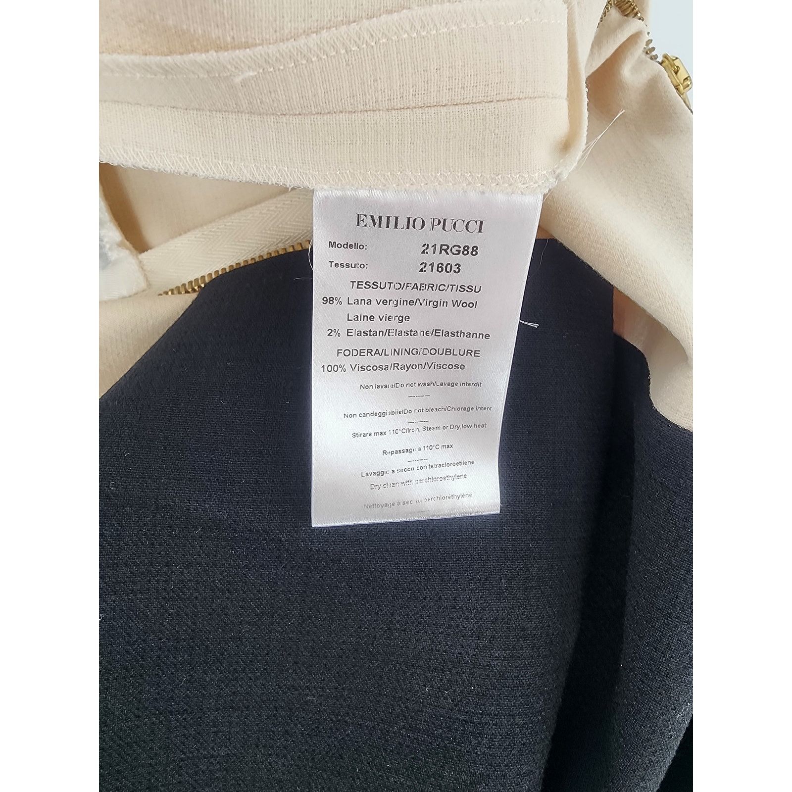 Emilio Pucci Emilio Pucci Color Block Sleeveless Shift Dress Sz 34 (US 4) Size S / US 4 / IT 40 - 7 Thumbnail