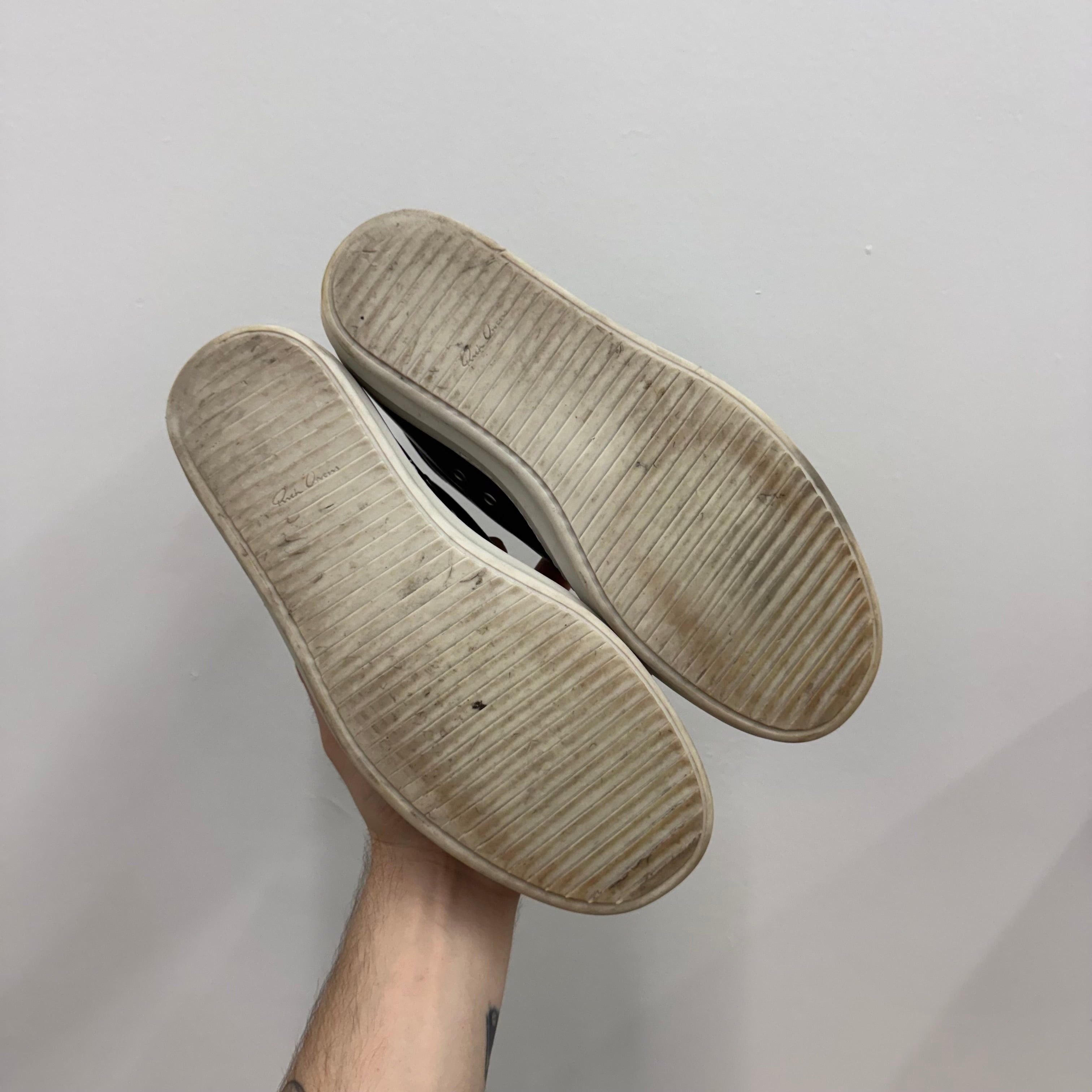 Rick Owens Rick Owens Mainline Leather Ramone Sneakers - Size 40 (US 7) Size US 7 / EU 40 - 5 Thumbnail