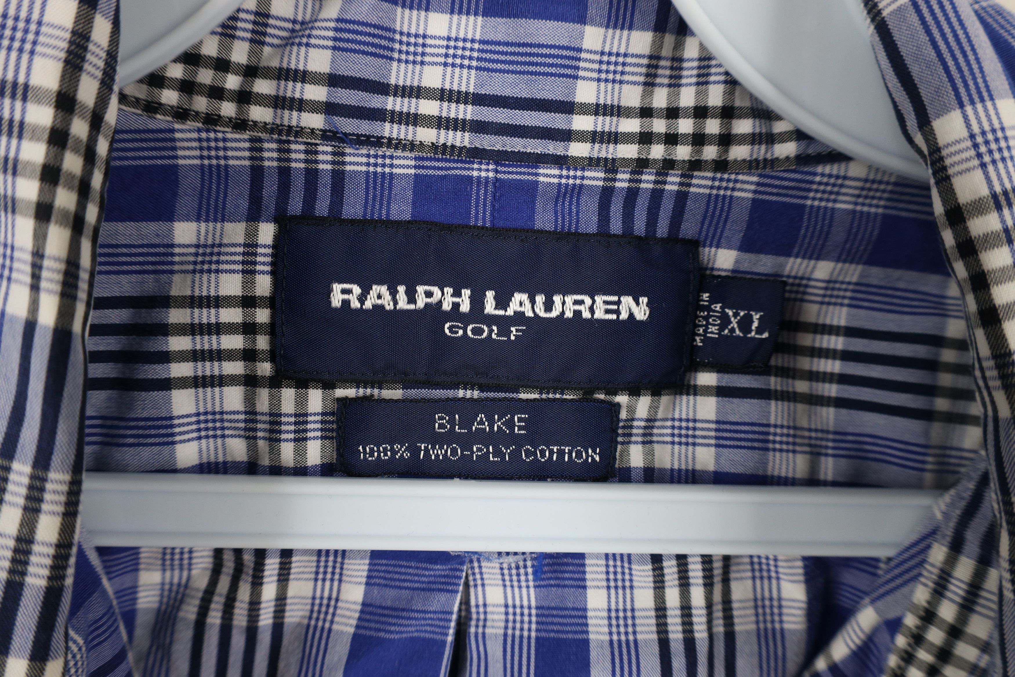 Polo Ralph Lauren Vintage Ralph Lauren Golf Cotton Collared Button Down Shirt Size US XL / EU 56 / 4 - 6 Thumbnail