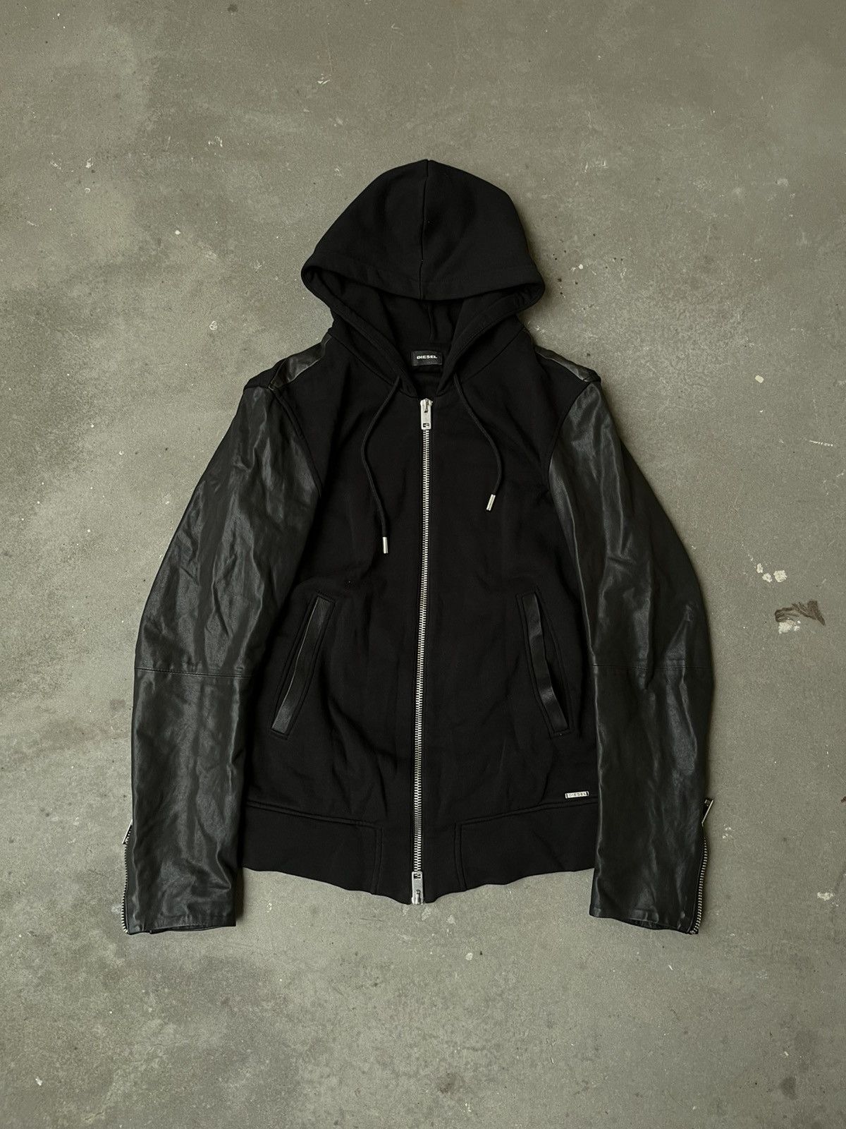 Diesel Diesel FW14 Hybrid Zip Hoodie Size US M / EU 48-50 / 2 - 1 Thumbnail