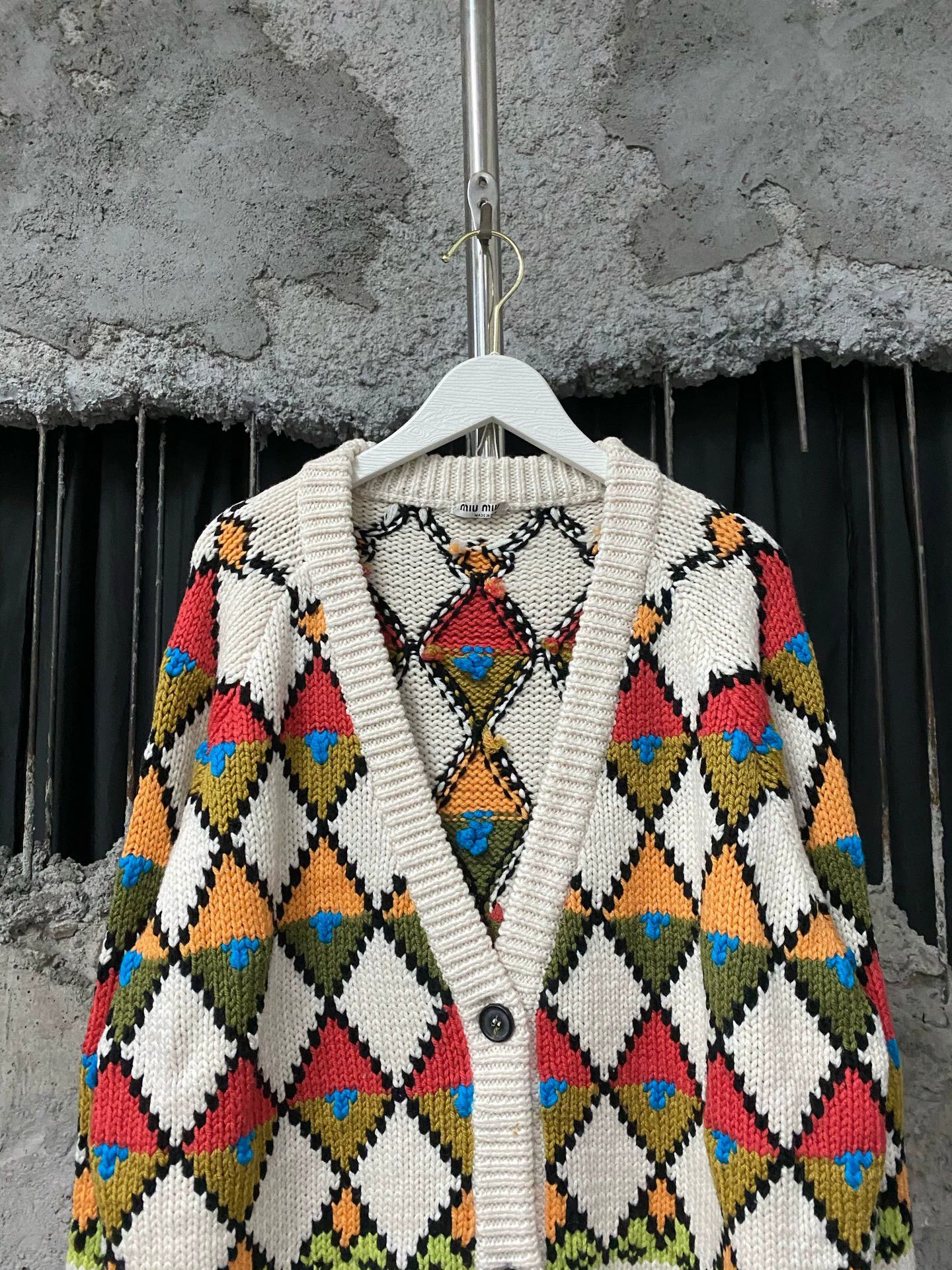 Miu Miu Miu Miu Wool Cardigan Women's 38 Size XS / US 0-2 / IT 36-38 - 3 Thumbnail