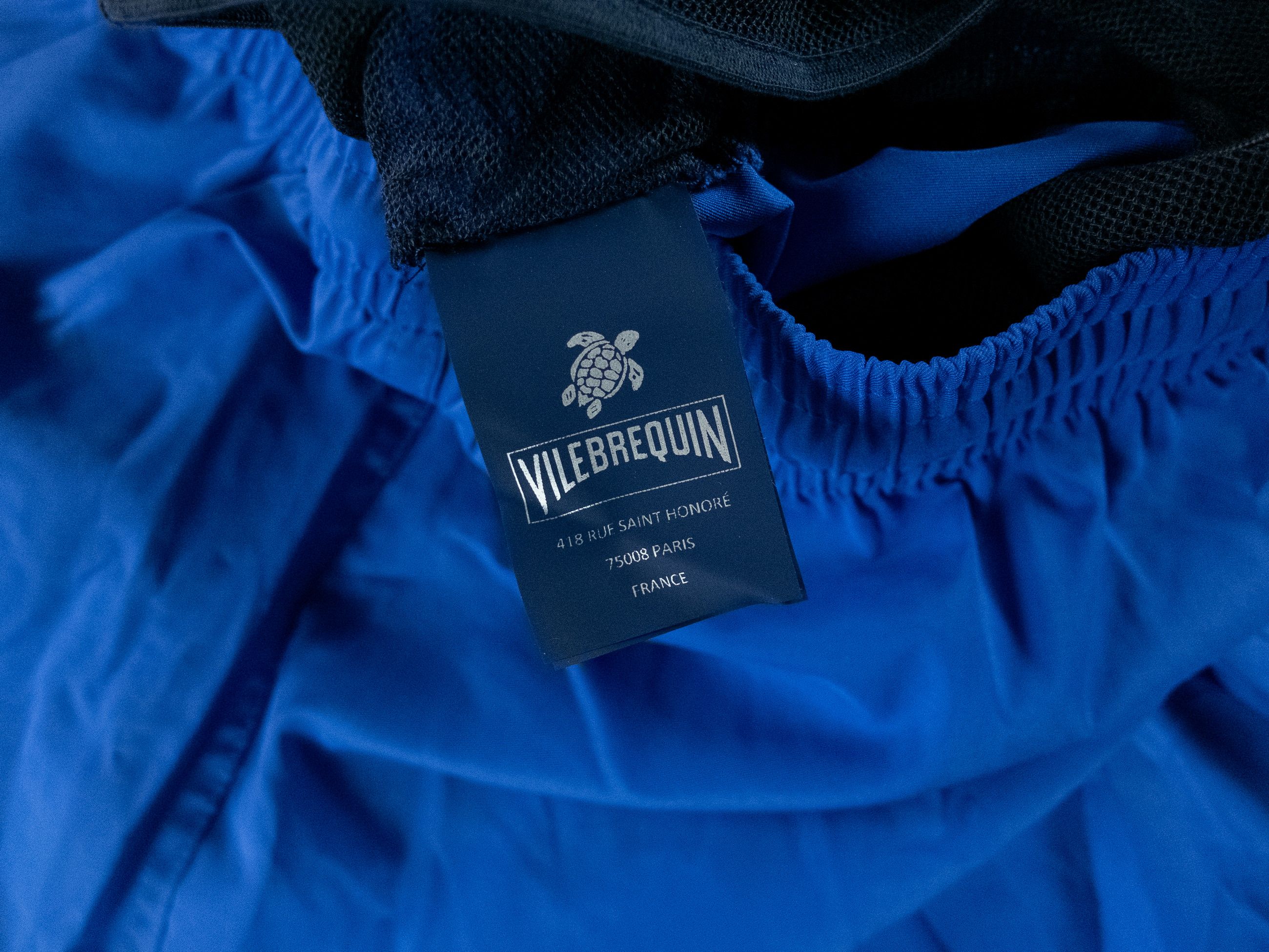 Vilebrequin VILEBREQUIN Bleu de Mer solid blue swim shorts XXL Size US 38 / EU 54 - 8 Thumbnail