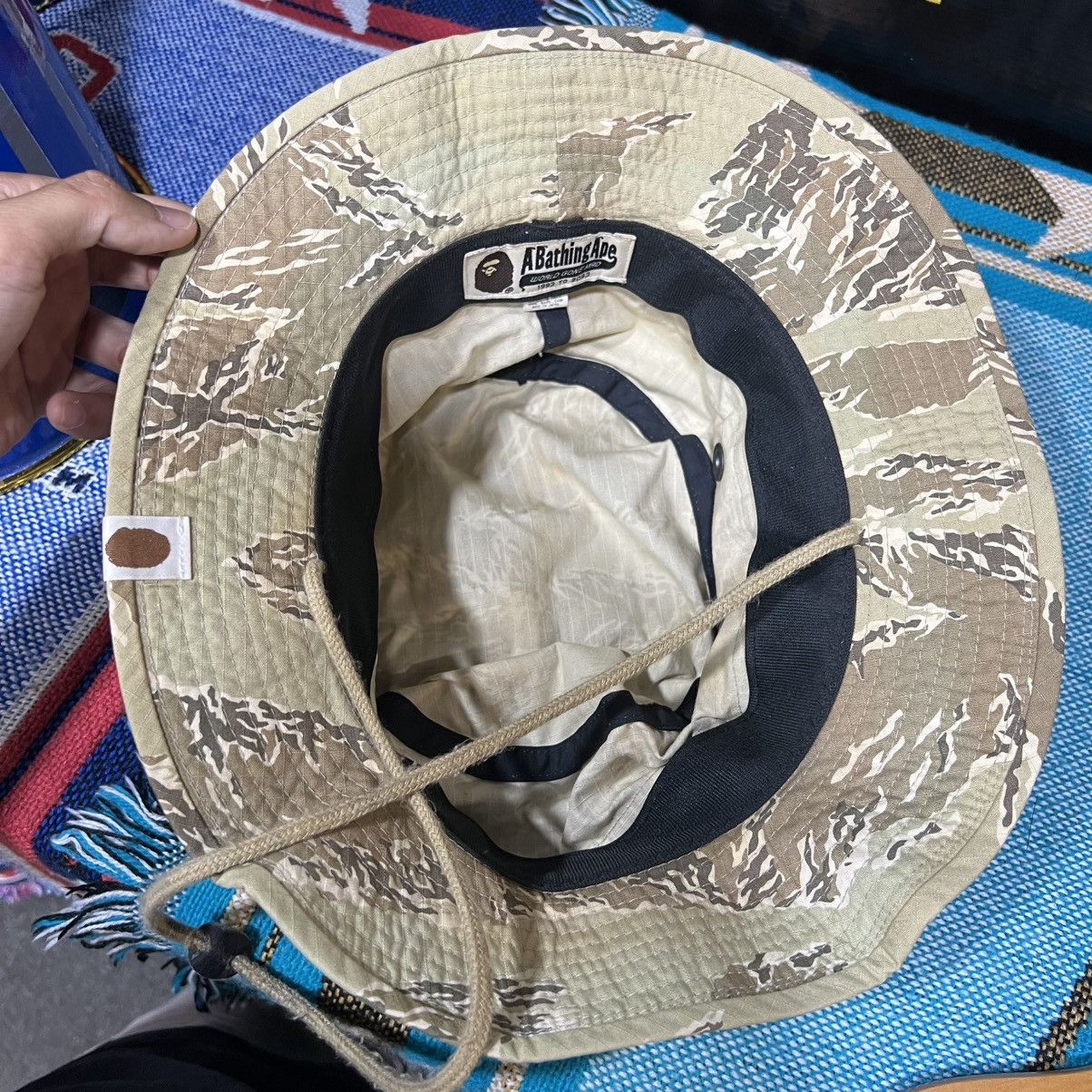 Bape A bathing Ape boonie hat Size 44 - 9 Thumbnail