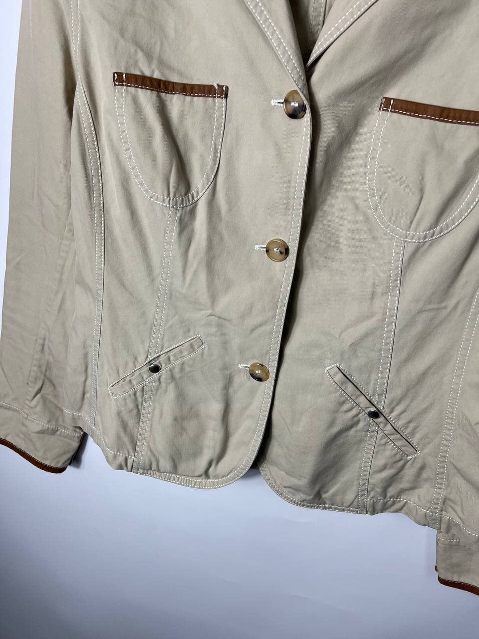 Brunello Cucinelli Luxury vintage AvantGarde Brunello Cucinelli blazer Size L / US 10 / IT 46 - 3 Thumbnail
